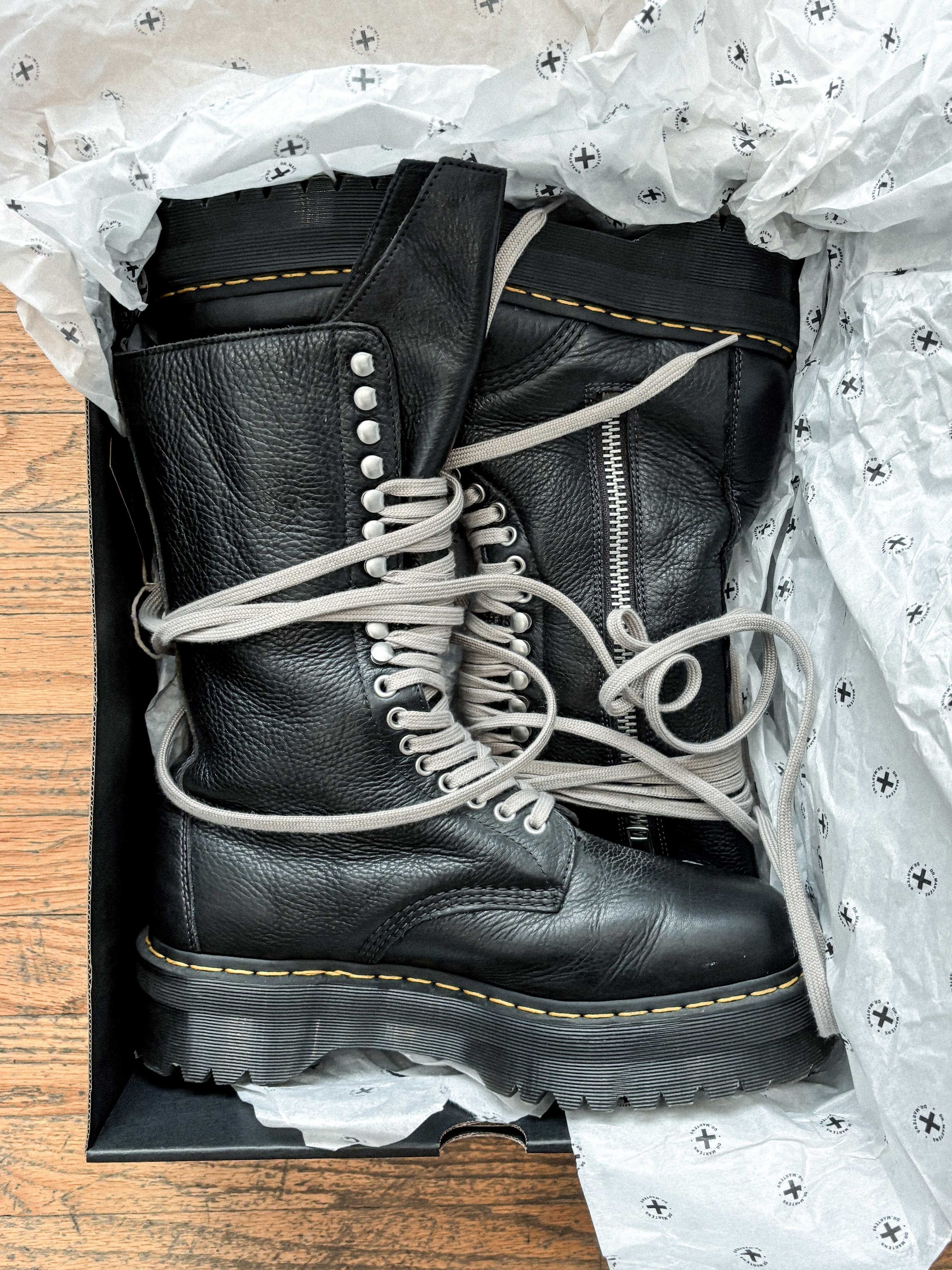 Dr. Martens × Rick Owens 1918 DMXL CALF LENGTH BOOT | Grailed