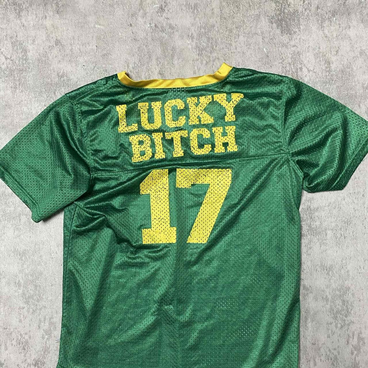 Other Green and yellow Notre Dame Fighting Irish football jersey Size US XL / EU 56 / 4 - 4 Thumbnail