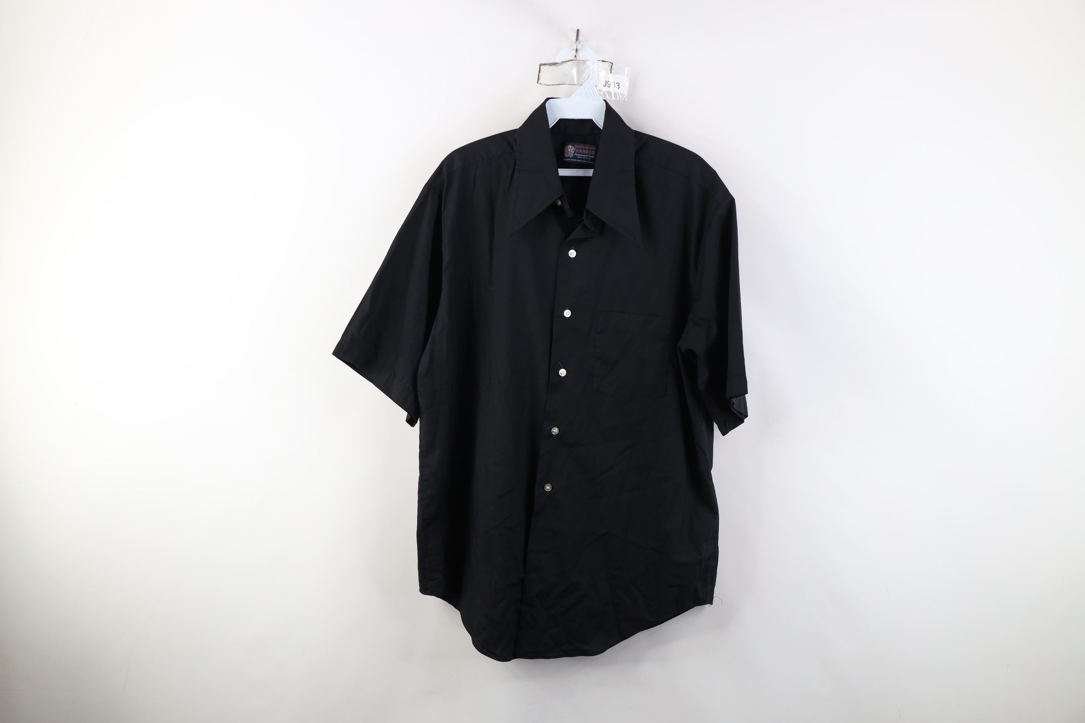 Vintage Vintager 60s Fruit of the Loom Collar Button Shirt USA Size US L / EU 52-54 / 3 - 1 Thumbnail