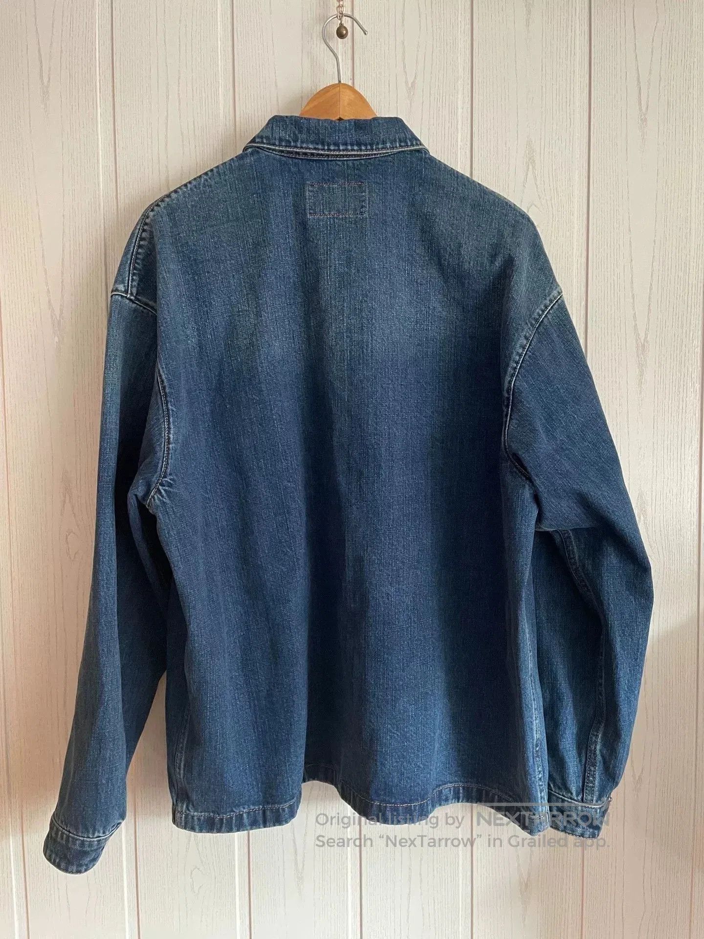 Prada Prada 2025 Washed Denim Shirt Jacket. Size US XL / EU 56 / 4 - 2 Thumbnail