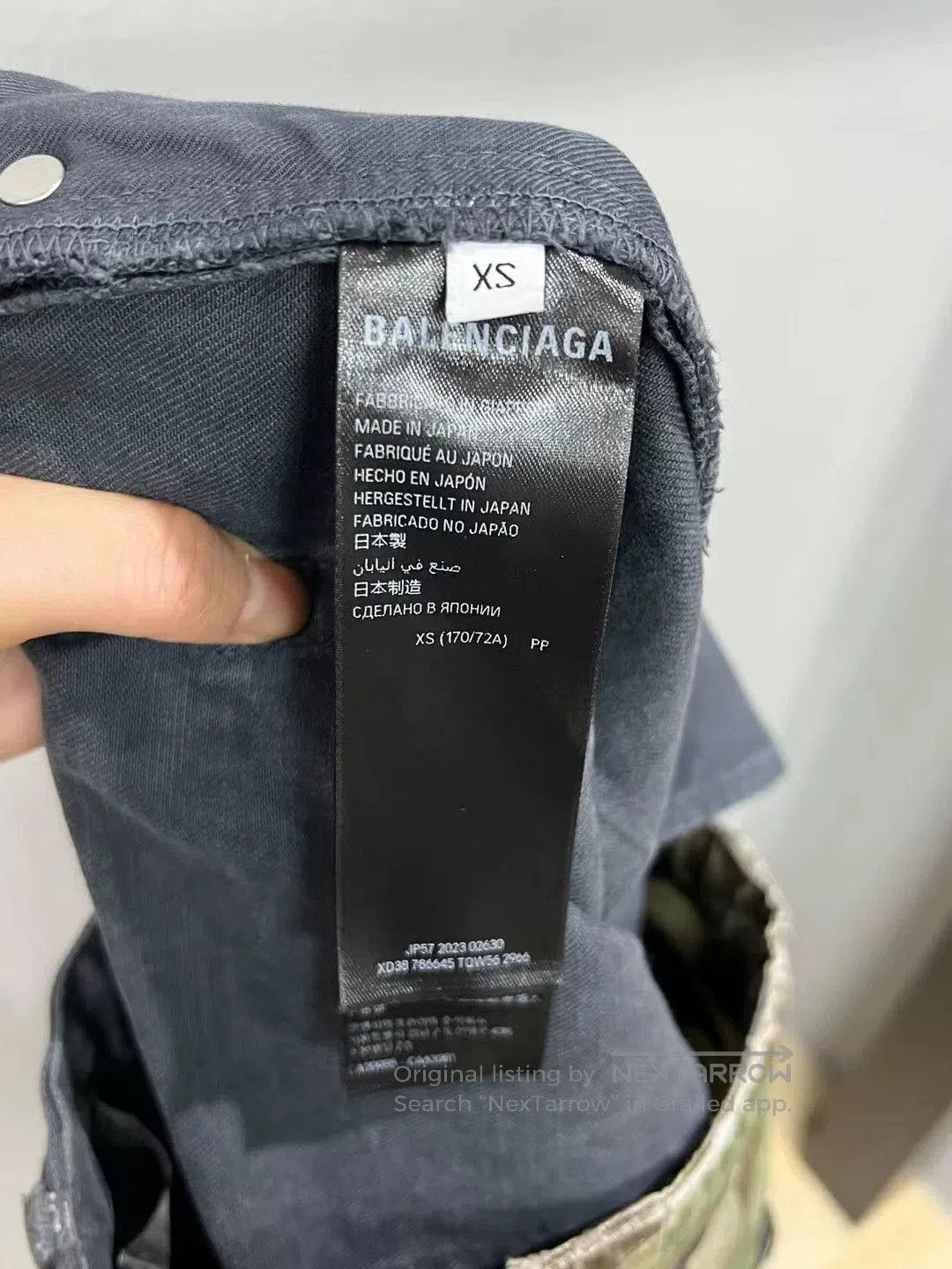 Balenciaga Balenciaga Camo Patchwork Denim Pants. Size US 26 / EU 42 - 3 Thumbnail