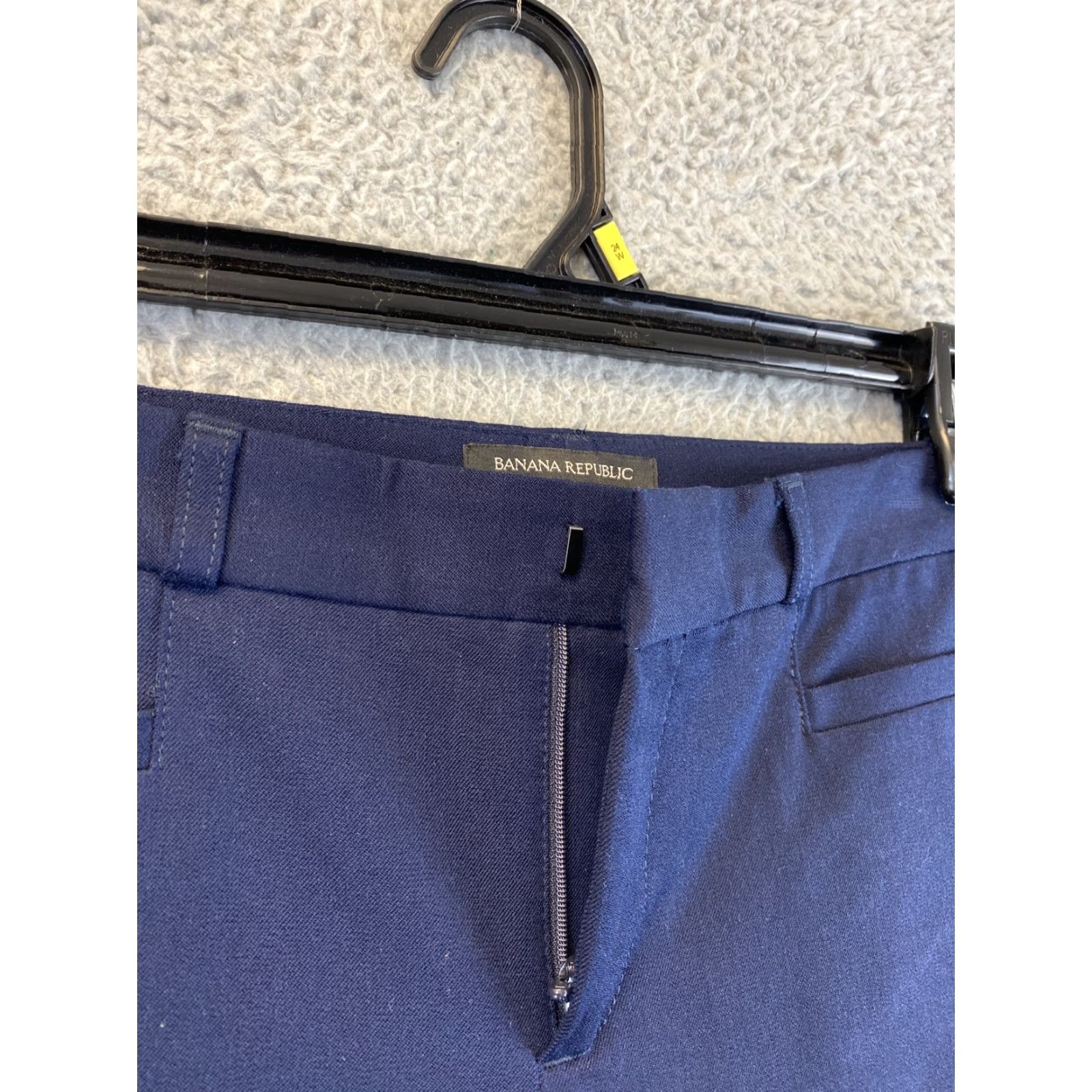 Banana Republic Banana Republic Dress Pants Women's Skinny Cotton Blend 0 30" Waist Blue 26" Inseam Regular Size 0 Office Business Wear Pants Women Size 25" / US 0 / IT 36 - 5 Thumbnail