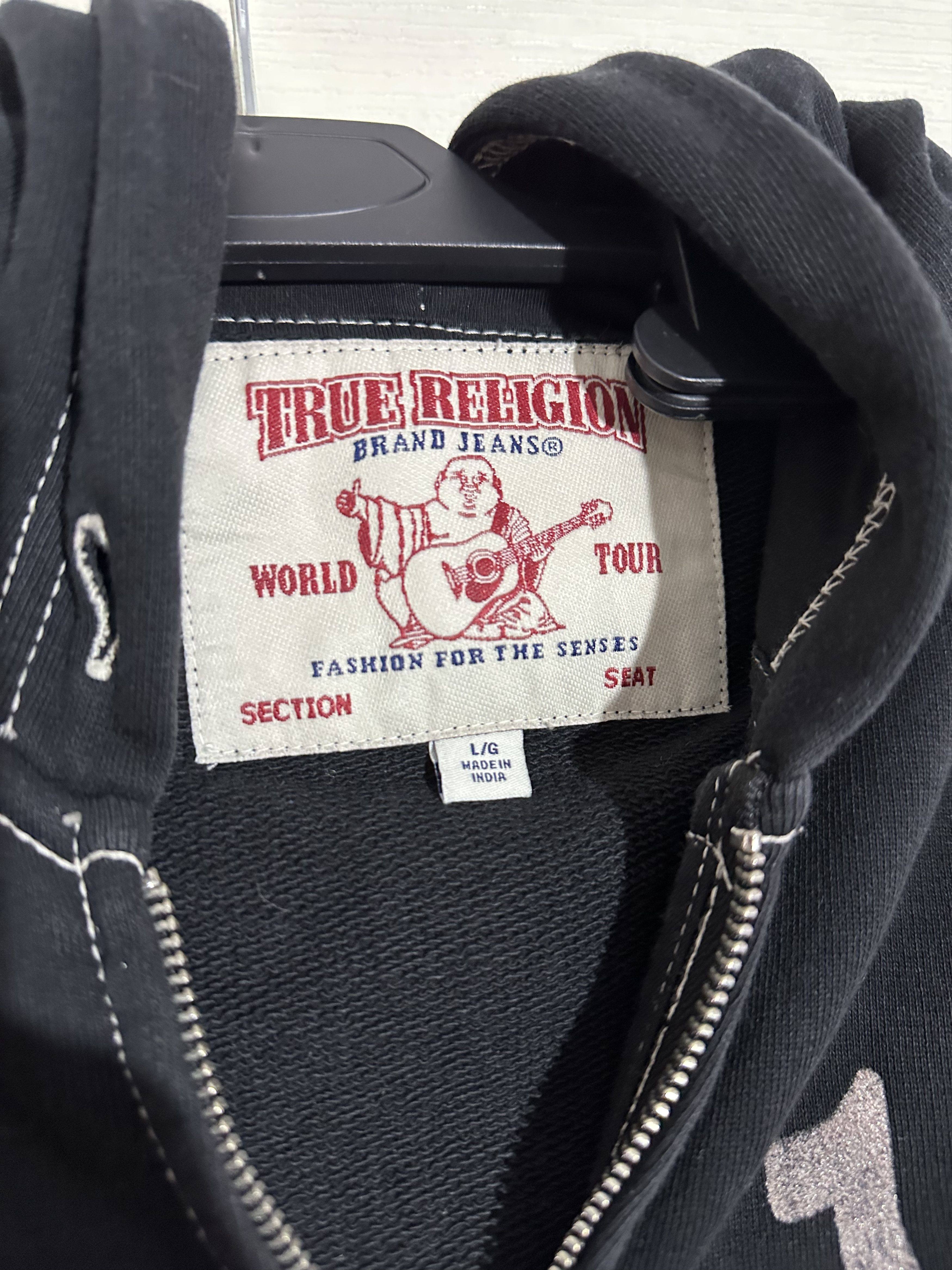 True Religion Zip Up hoodie True Religion Size US L / EU 52-54 / 3 - 6 Thumbnail
