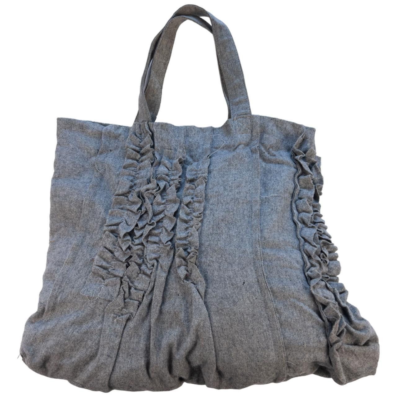 Tricot Comme des Garcons Vintage Comme Des Garcons tricot Wool Ruffle Shoulder Bag Size ONE SIZE - 2 Thumbnail
