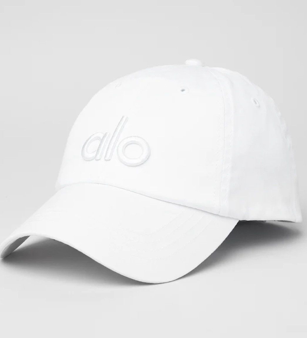 Alo Yoga Alo performance OFF DUTY CAP in white with white logo Size ONE SIZE - 2 Thumbnail