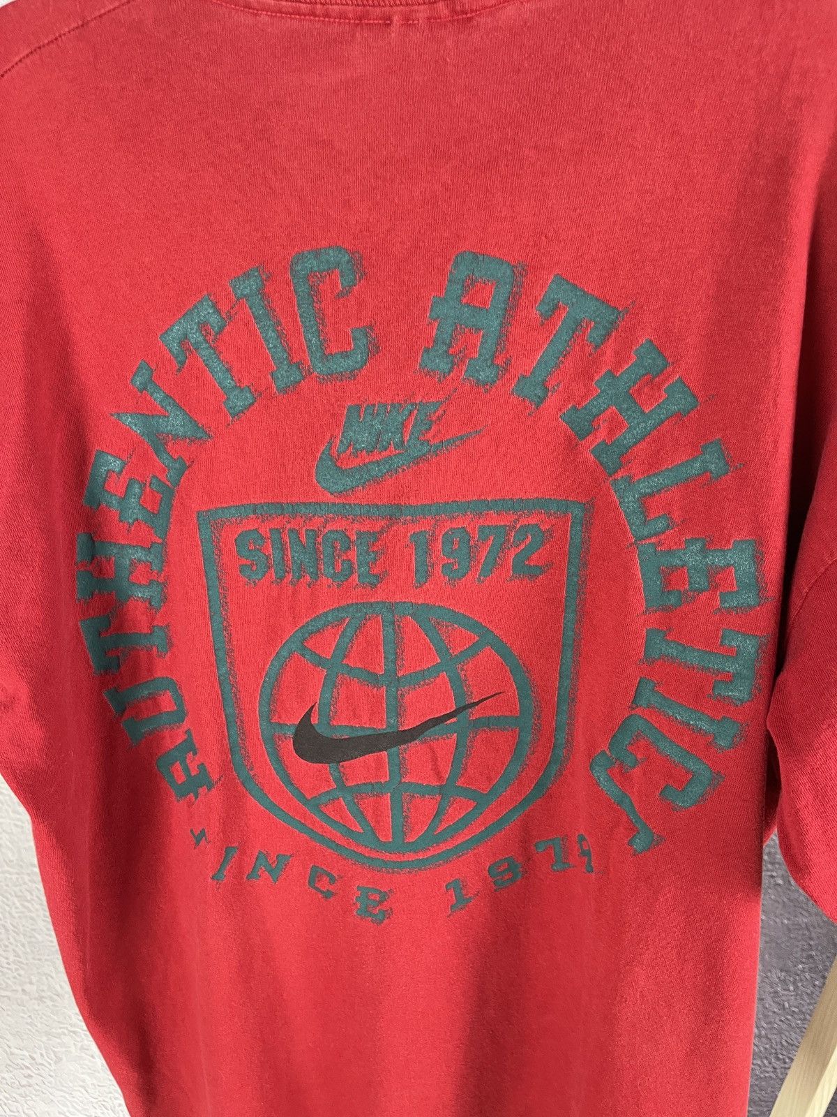 Nike Nike Authentic Athletic vintage 80s 90s single stitch tee Size US XL / EU 56 / 4 - 15 Thumbnail