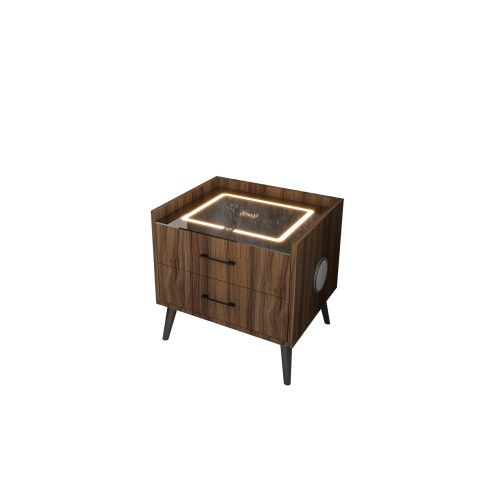 Designer × Homemade Smart Nightstand, End Table with Charging Station Wireless a Size US L / EU 52-54 / 3 - 1 Thumbnail