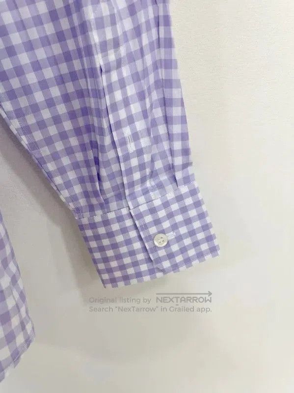 Prada Prada Purple Cotton Long Sleeve Shirt Large. Size US L / EU 52-54 / 3 - 6 Thumbnail