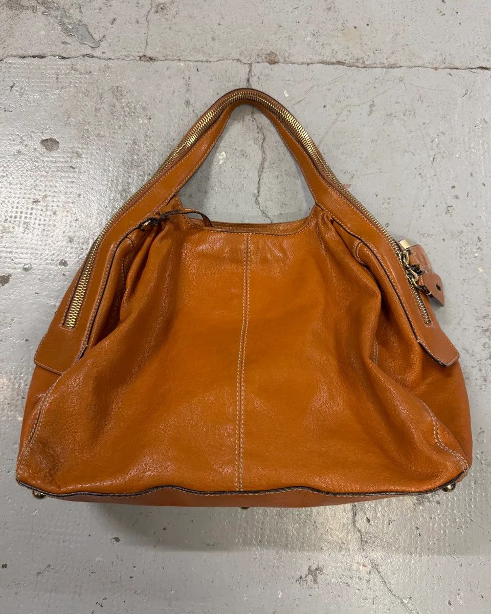 Dolce & Gabbana Dolce & Gabbana Brown Leather Hobo Handle Zip Bag Size ONE SIZE - 1 Thumbnail