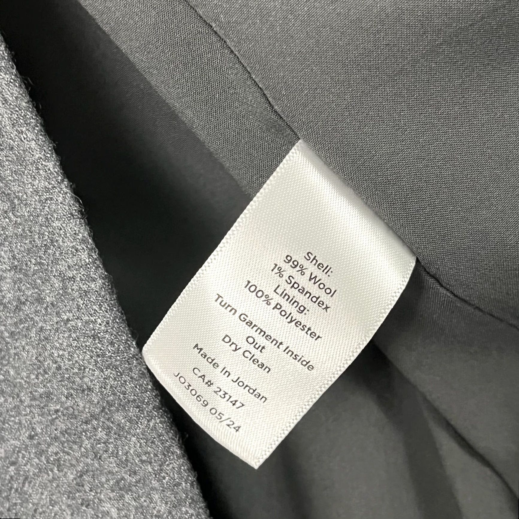 Talbots Talbots Blazer Jacket Womens Size 2 Gray Wool Notched 1-Button Woven Italy NEW Size XS / US 0-2 / IT 36-38 - 3 Thumbnail