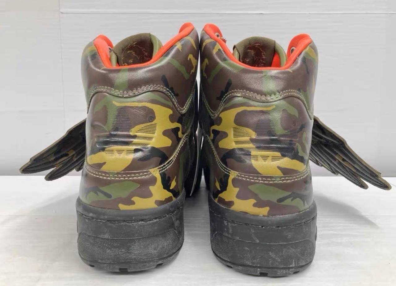 Adidas × Jeremy Scott Jeremy Scott x Adidas Camouflage Leather Wing Sneakers Size US 9 / EU 42 - 7 Thumbnail