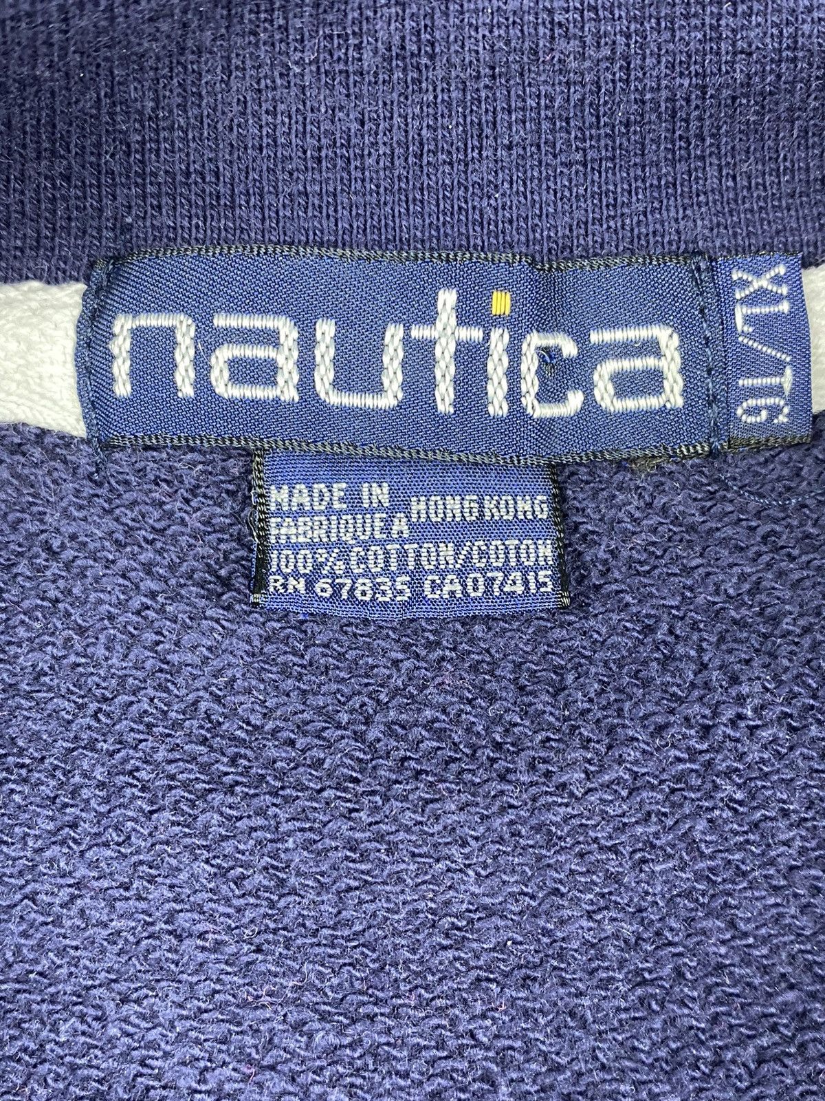 Nautica Vintage 90s Nautica Yacht Club Sweatshirt Size XL Size US XL / EU 56 / 4 - 7 Thumbnail