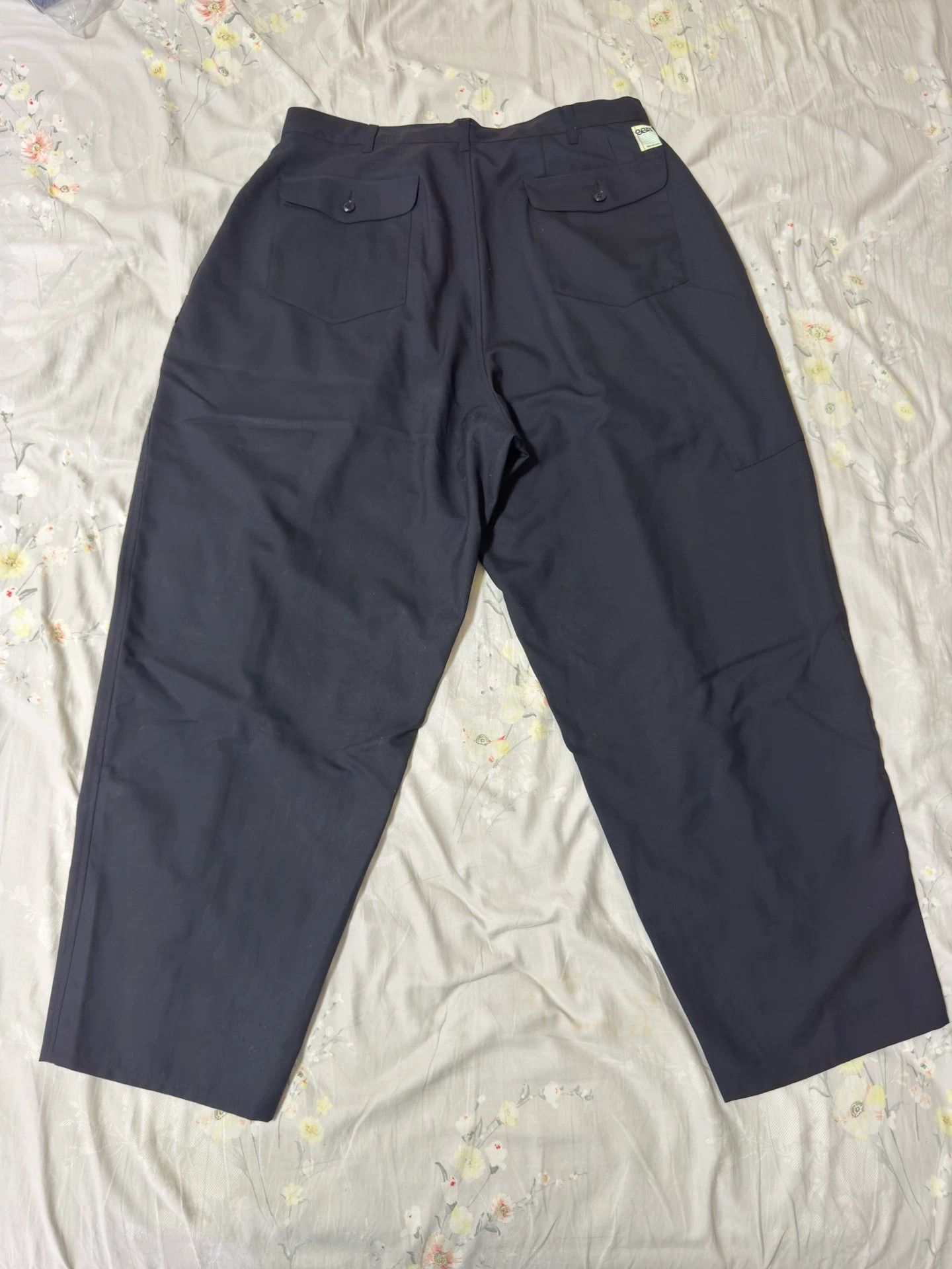 Beams Japan beams ssz 22ss wool hidden-pocket work pants black XL Size US 36 / EU 52 - 2 Thumbnail