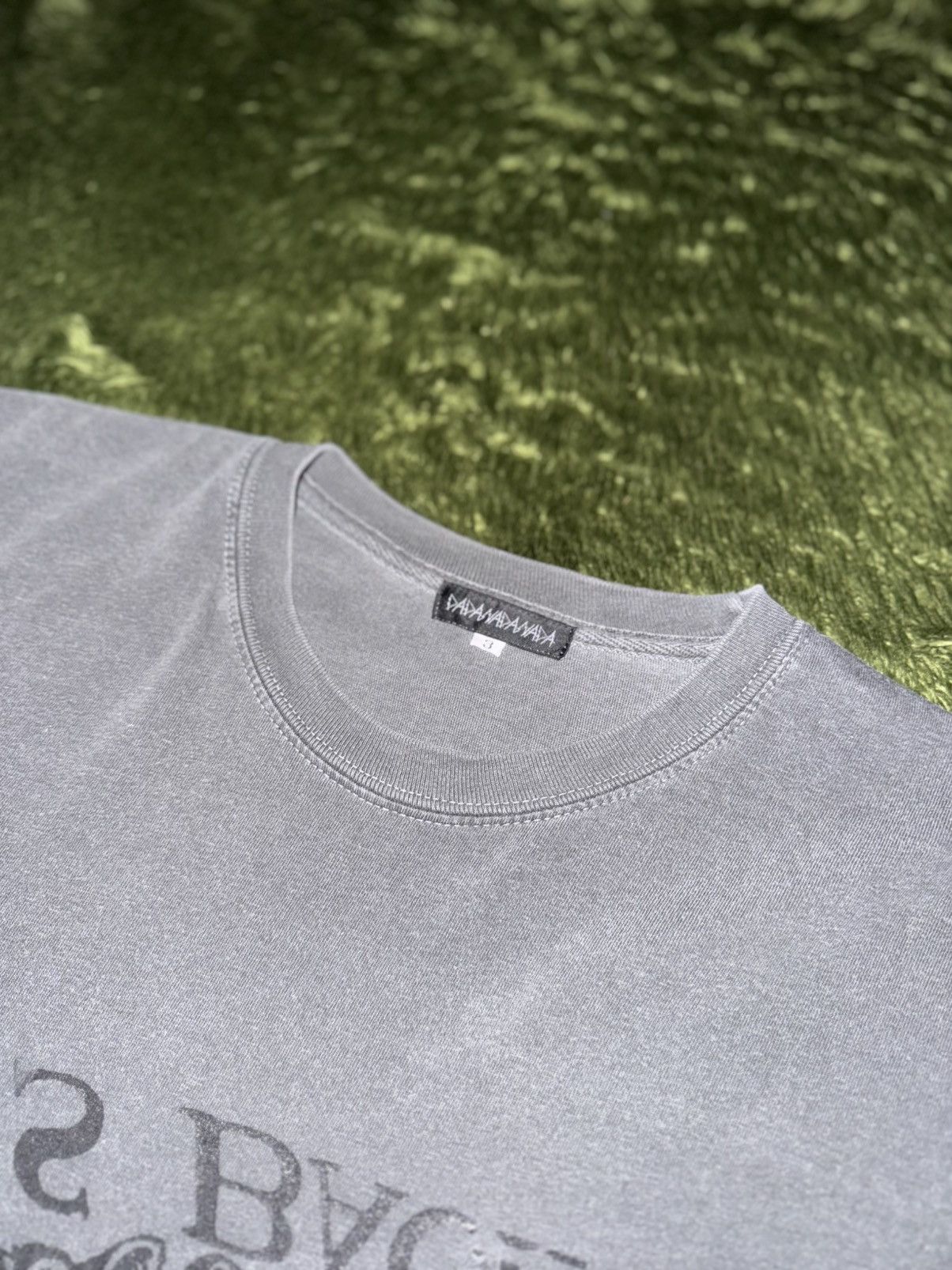 Japanese Brand [3] nada not nada 5-cut Reproduct Vintage Washed Tee Size US XXL / EU 58 / 5 - 4 Thumbnail