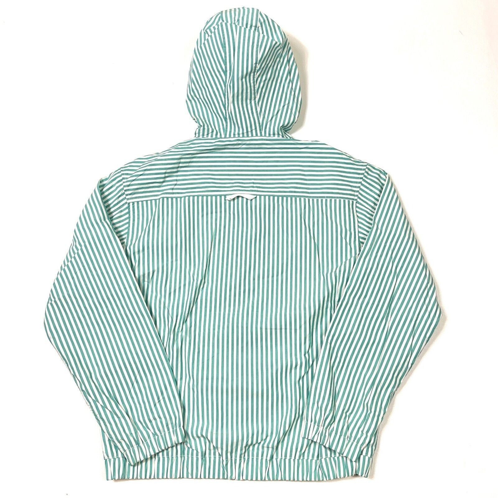 Urban Outfitters urban outfitters teal white striped windbreaker jacket M Size US M / EU 48-50 / 2 - 6 Thumbnail