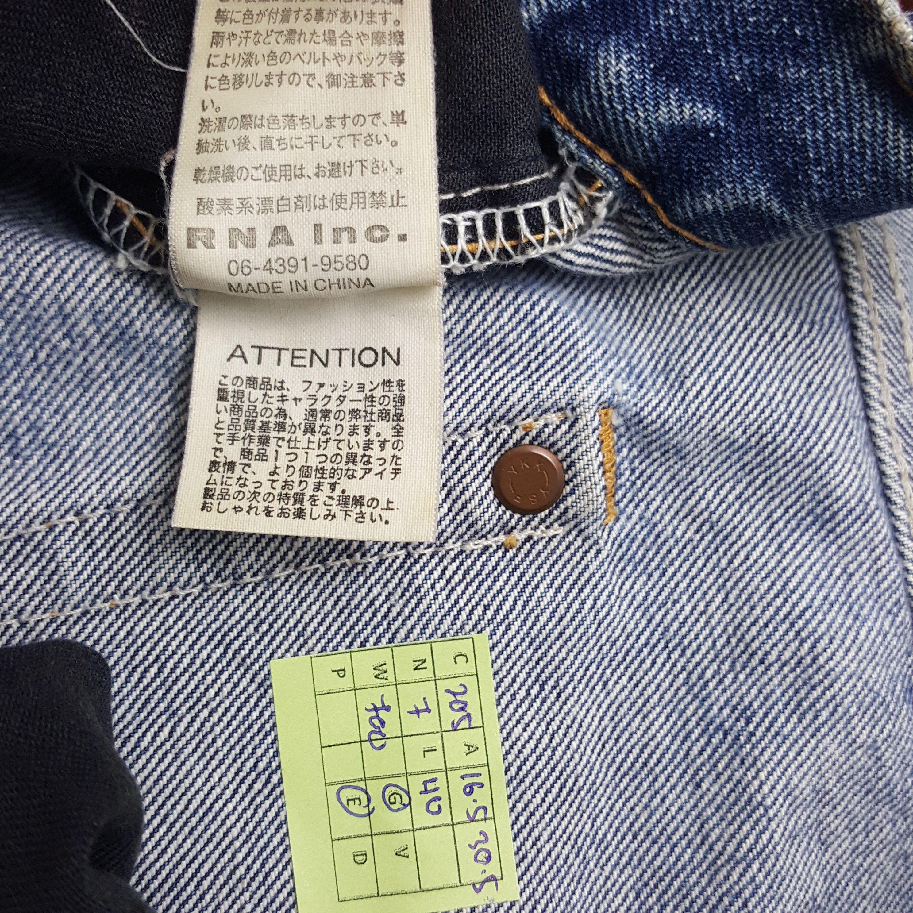 If Six Was Nine × Japanese Brand × Vintage Vintage RNA Sweats Bloods Distressed Style Denim Jeans Size US 33 - 8 Thumbnail