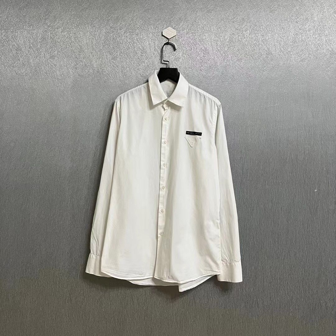 Prada prada triangle shirt in excellent condition Size US M / EU 48-50 / 2 - 1 Thumbnail