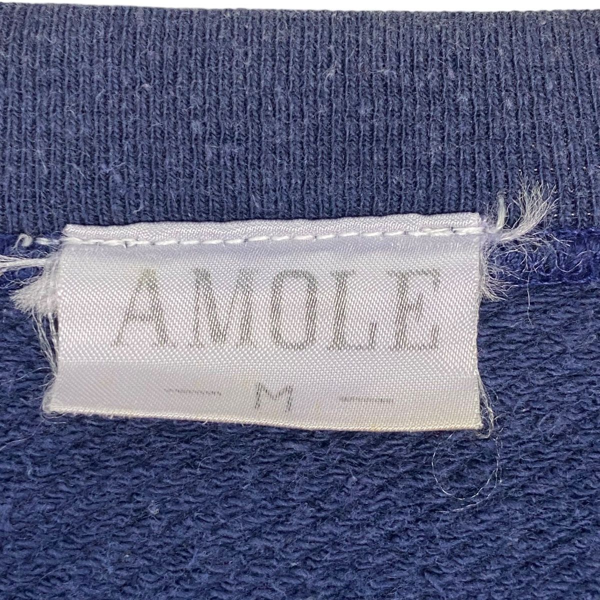 Vintage Vintage Amole Crewneck Sweatshirt Navy Blue Pullover Size M Size US M / EU 48-50 / 2 - 5 Thumbnail