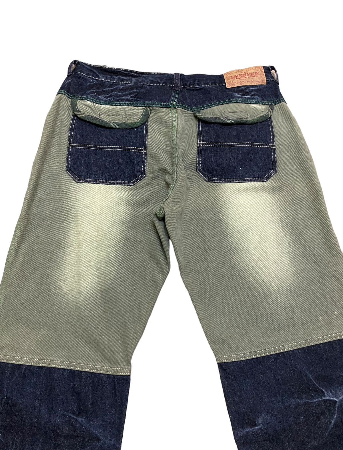 If Six Was Nine × Japanese Brand × Le Grande Bleu (L.G.B.) Rare Design Vintage Sacrifice Two Tone Codroy Jeans 2000s Size US 34 / EU 50 - 4 Thumbnail