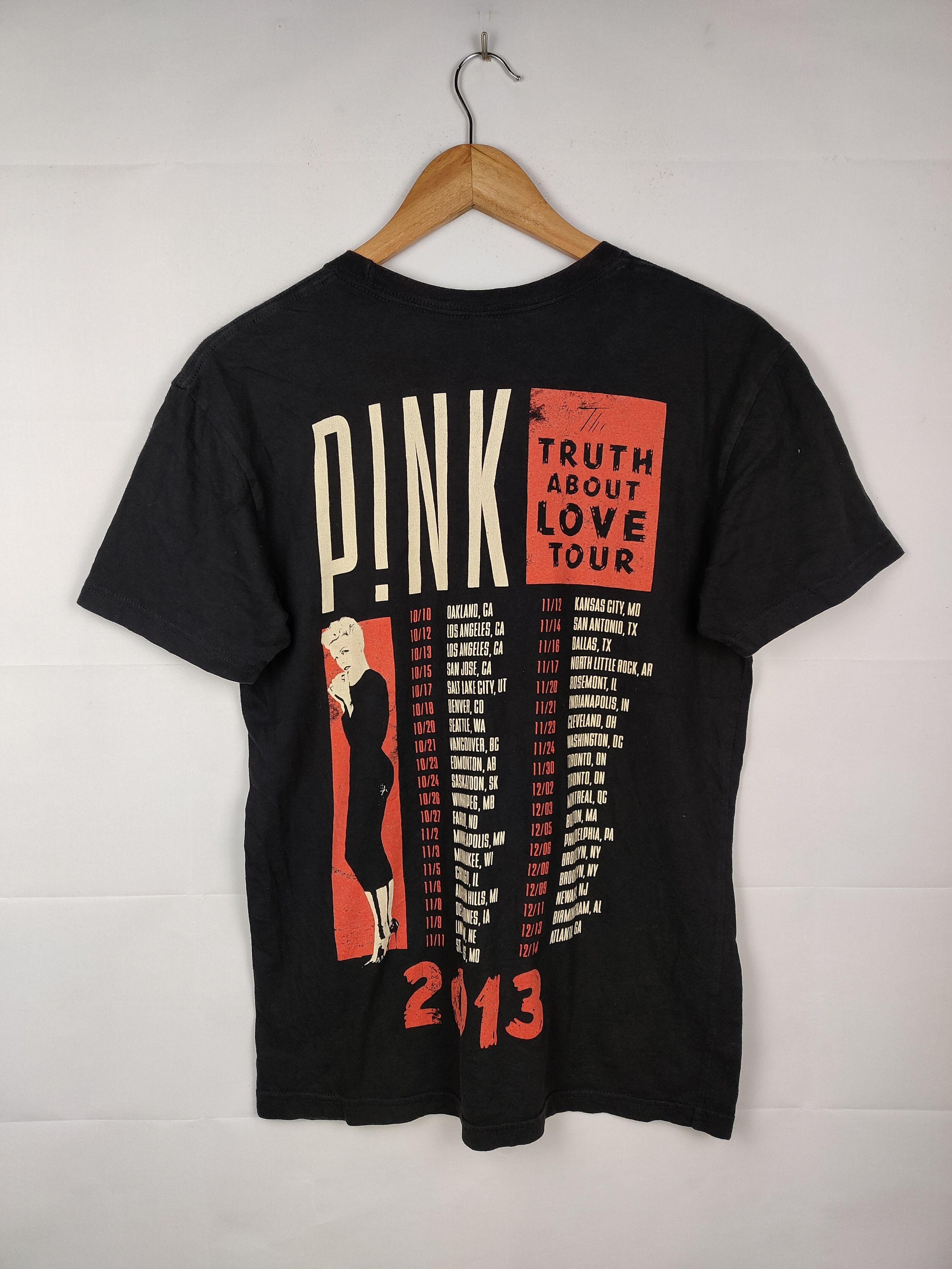 Band Tees P!nk Tour 2013 t Shirt Size US S / EU 44-46 / 1 - 4 Thumbnail
