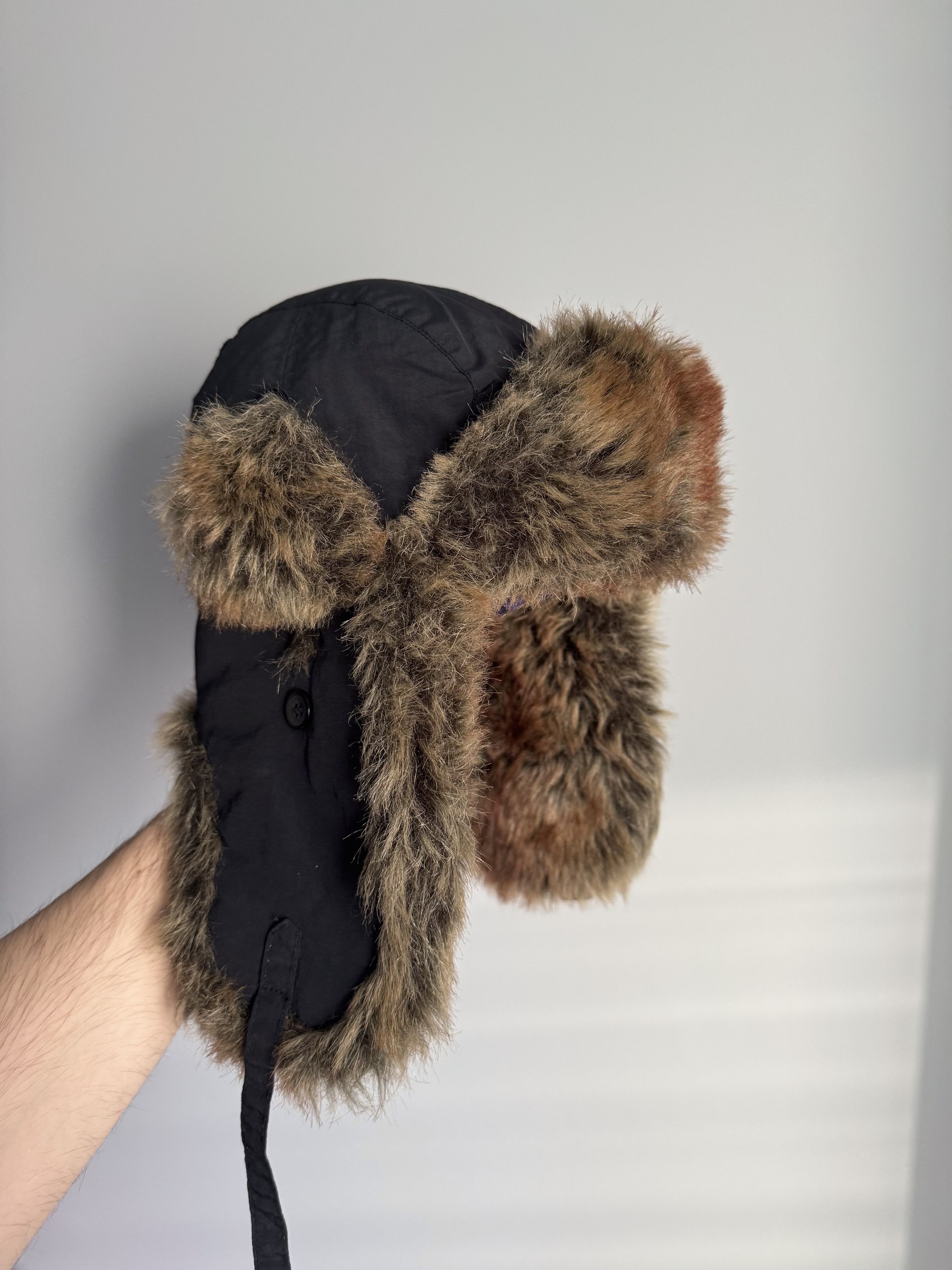 Other Vintage Y2k Ushanka Fuzzy Hat Mohair Fur Faux Size ONE SIZE - 3 Thumbnail