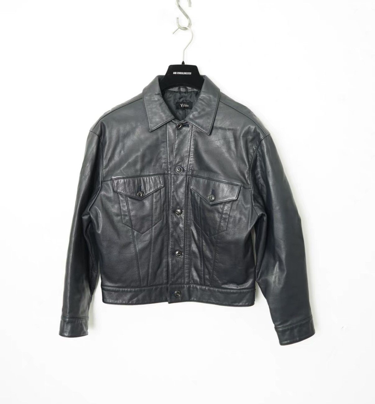Yohji Yamamoto Yohji Yamamoto Y's Padded Leather Jacket Size US S / EU 44-46 / 1 - 1 Thumbnail