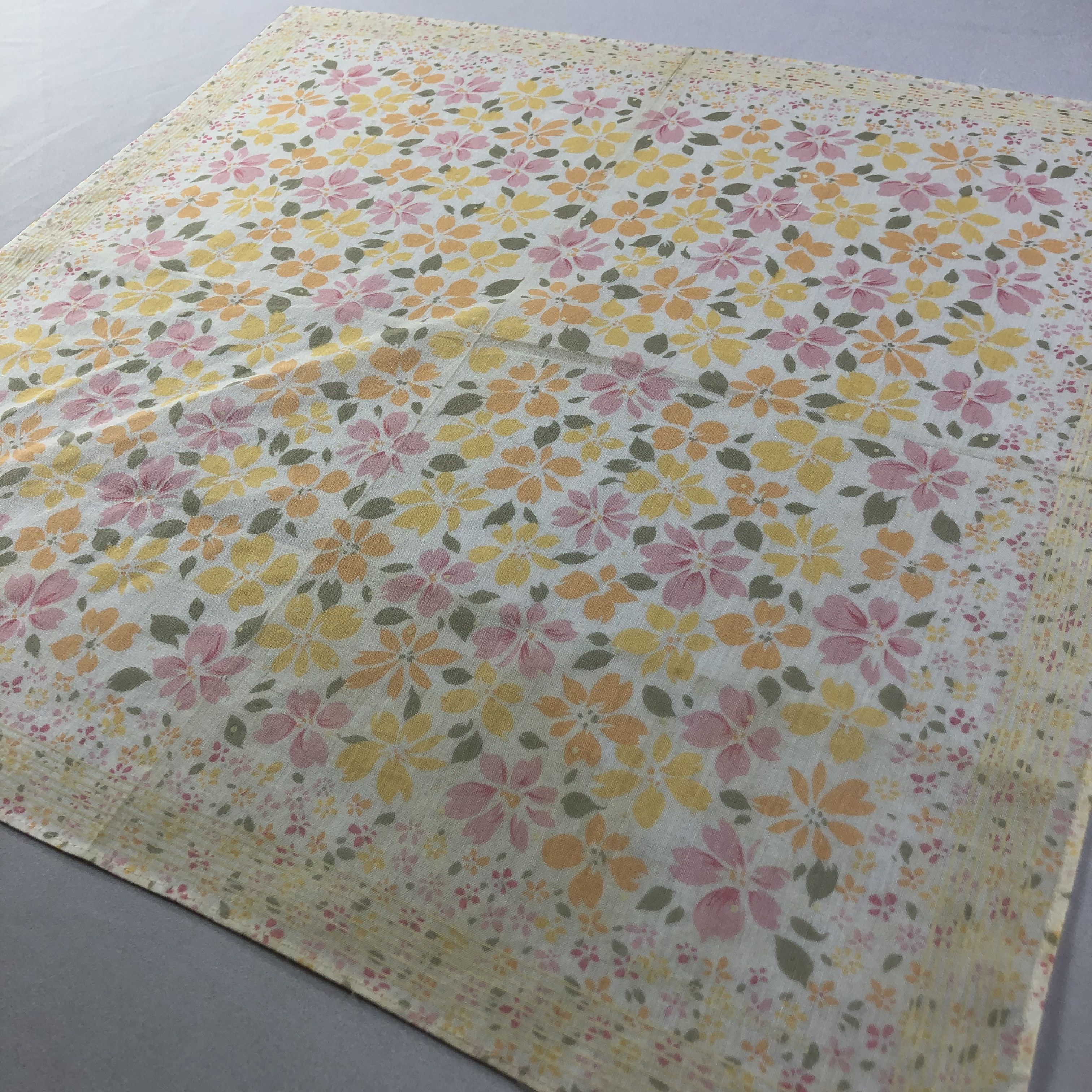 Pierre Balmain Pierre Balmain Floral Handkerchief Neckerchief Bandana H1751 Size ONE SIZE - 3 Thumbnail