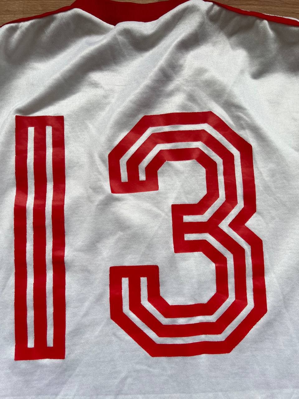 Vintage ULTRA RARE! 1975 SWITZERLAND #13 MATCH WORN ADIDAS JERSEY L Size US L / EU 52-54 / 3 - 21 Thumbnail