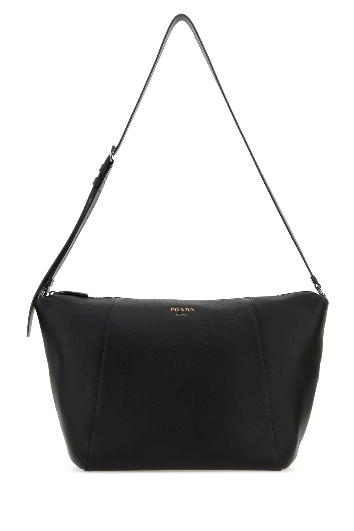 Prada Black Leather Crossbody Bag Size ONE SIZE - 1 Thumbnail