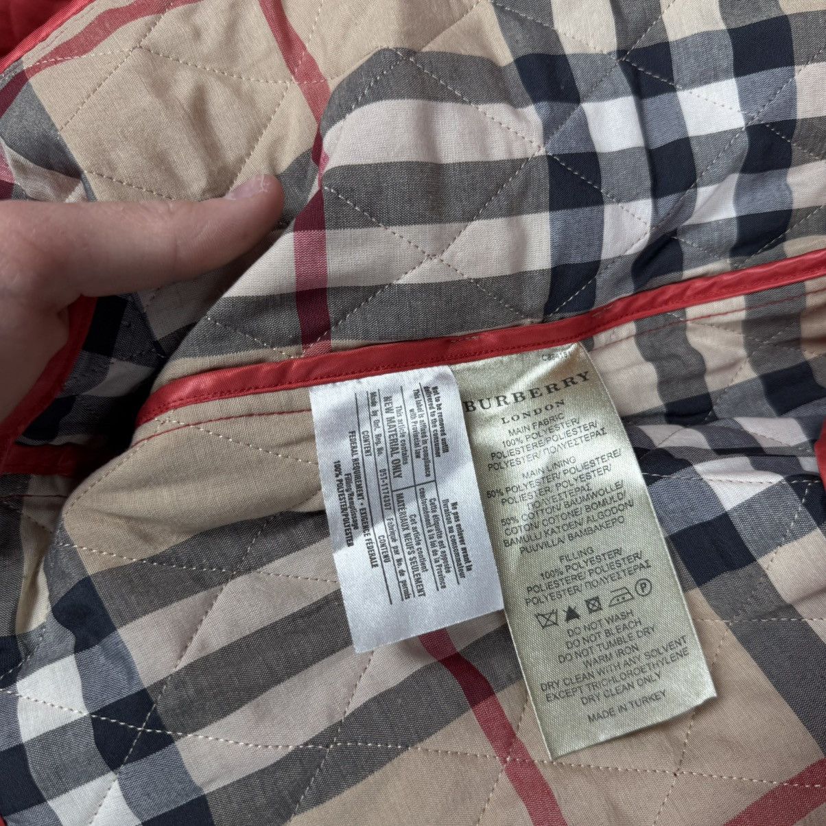 Burberry Burberry Vintage Nova Check Quilted Jacket Coat Size M / US 6-8 / IT 42-44 - 8 Thumbnail