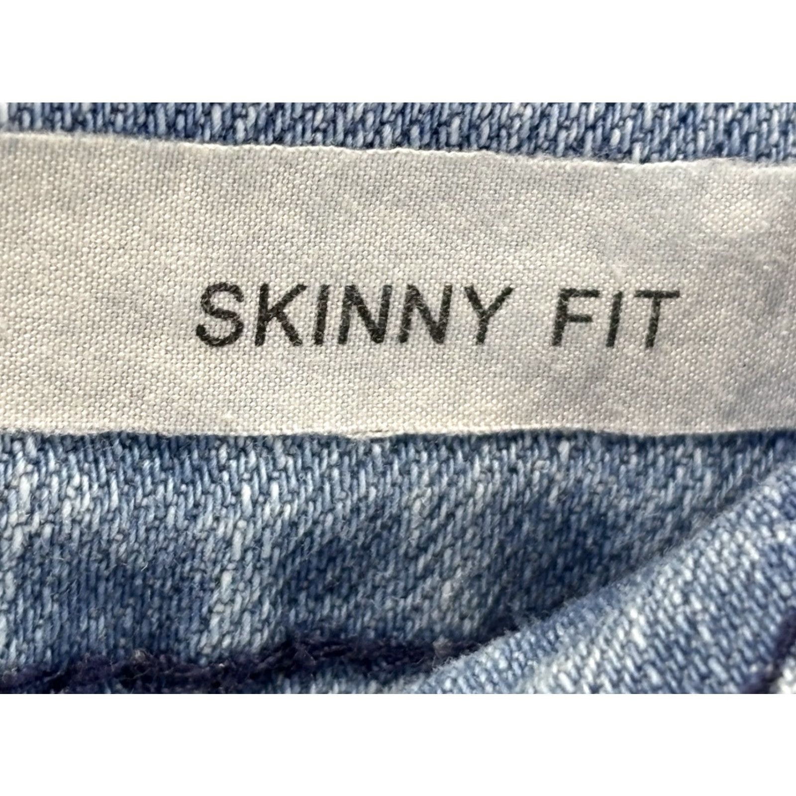 Vintage JUDY BLUE Skinny Jeans Women’s Size 30 Light Wash Stretch Raw Hem Size 30" / US 8 / IT 44 - 7 Thumbnail