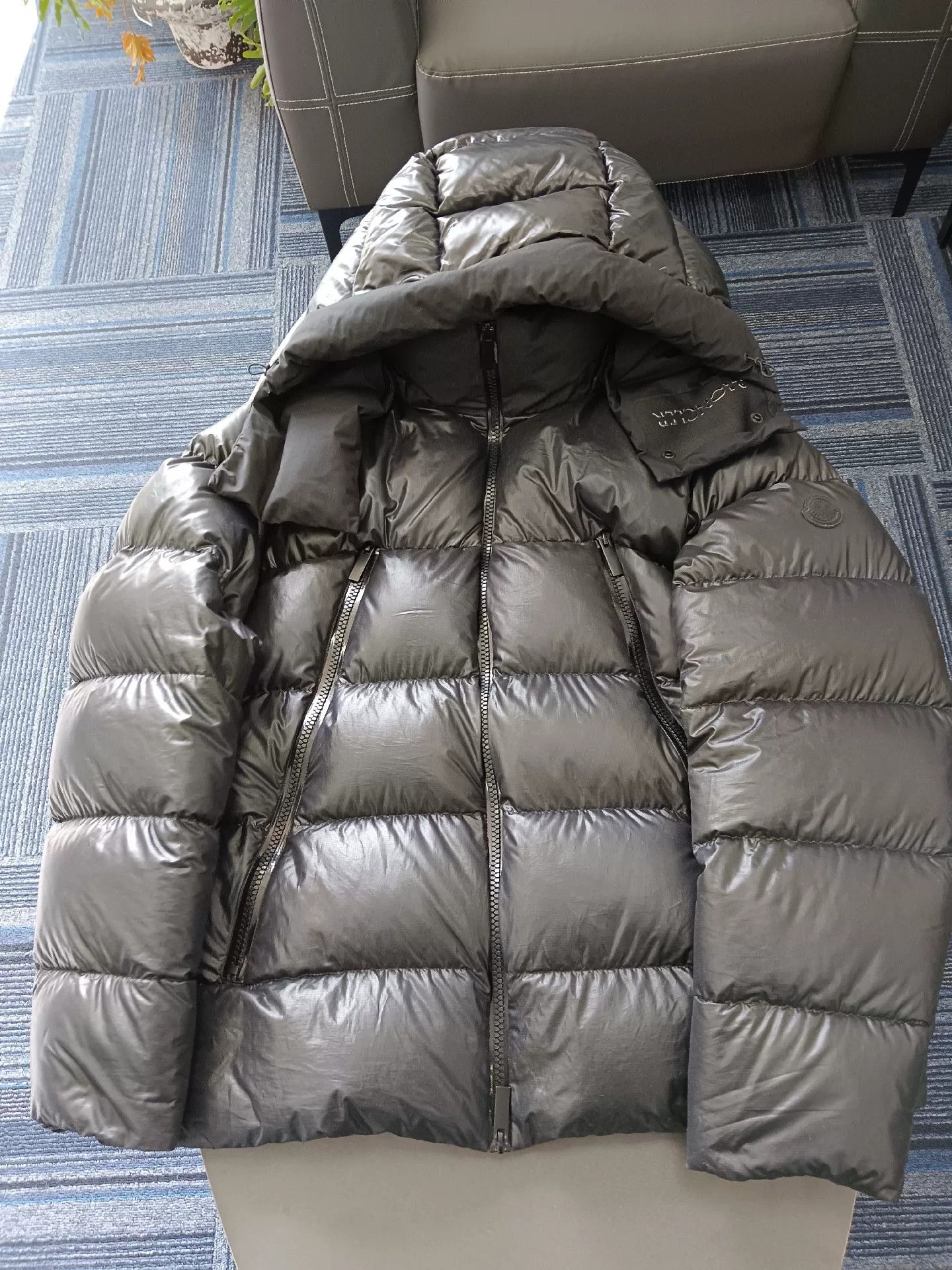 Moncler moncler classic logo puffer jacket in black Size US XXL / EU 58 / 5 - 1 Thumbnail