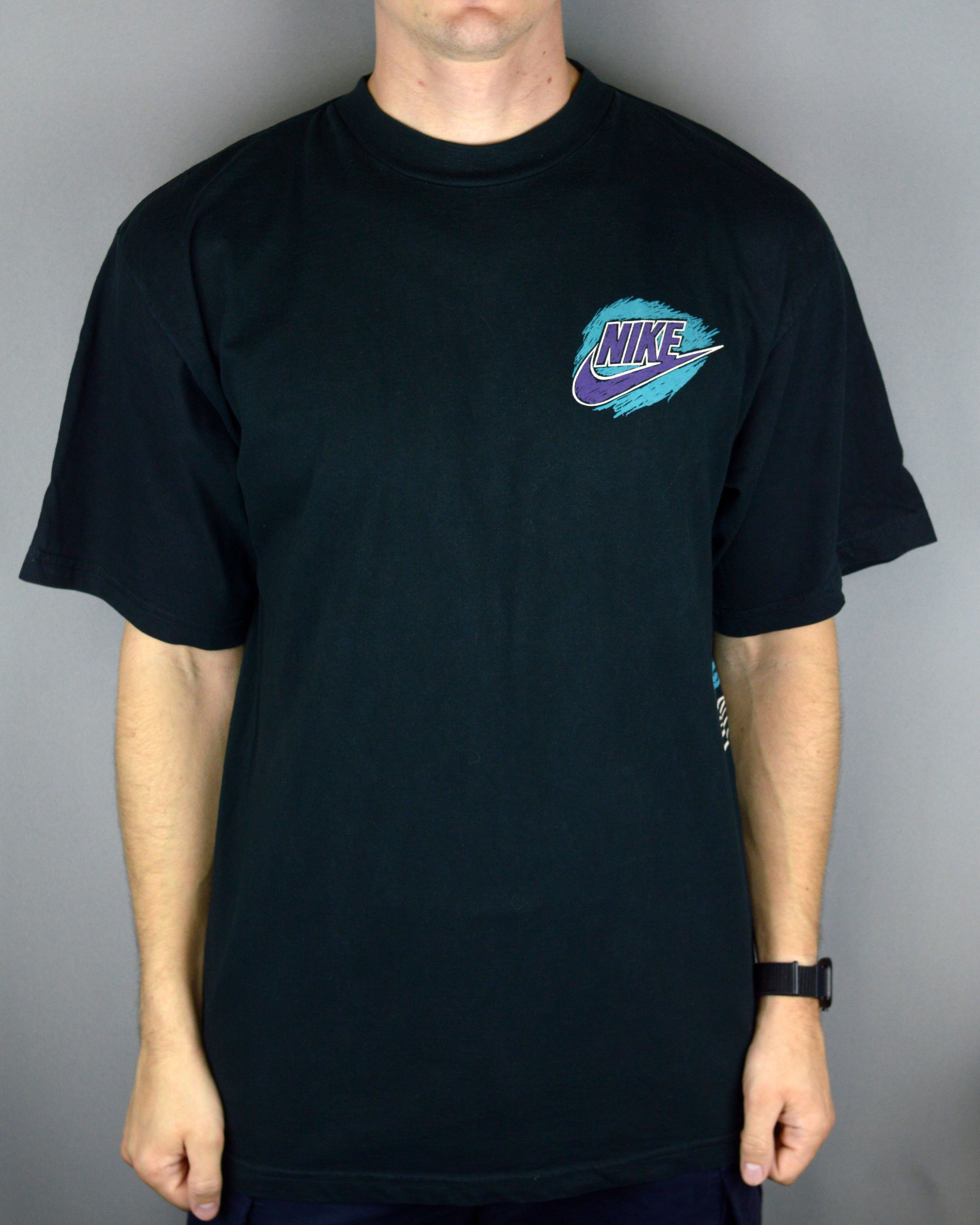 Nike × Vintage Vintage Nike American Football Silver Tag 90s t shirt Size US XL / EU 56 / 4 - 1 Thumbnail