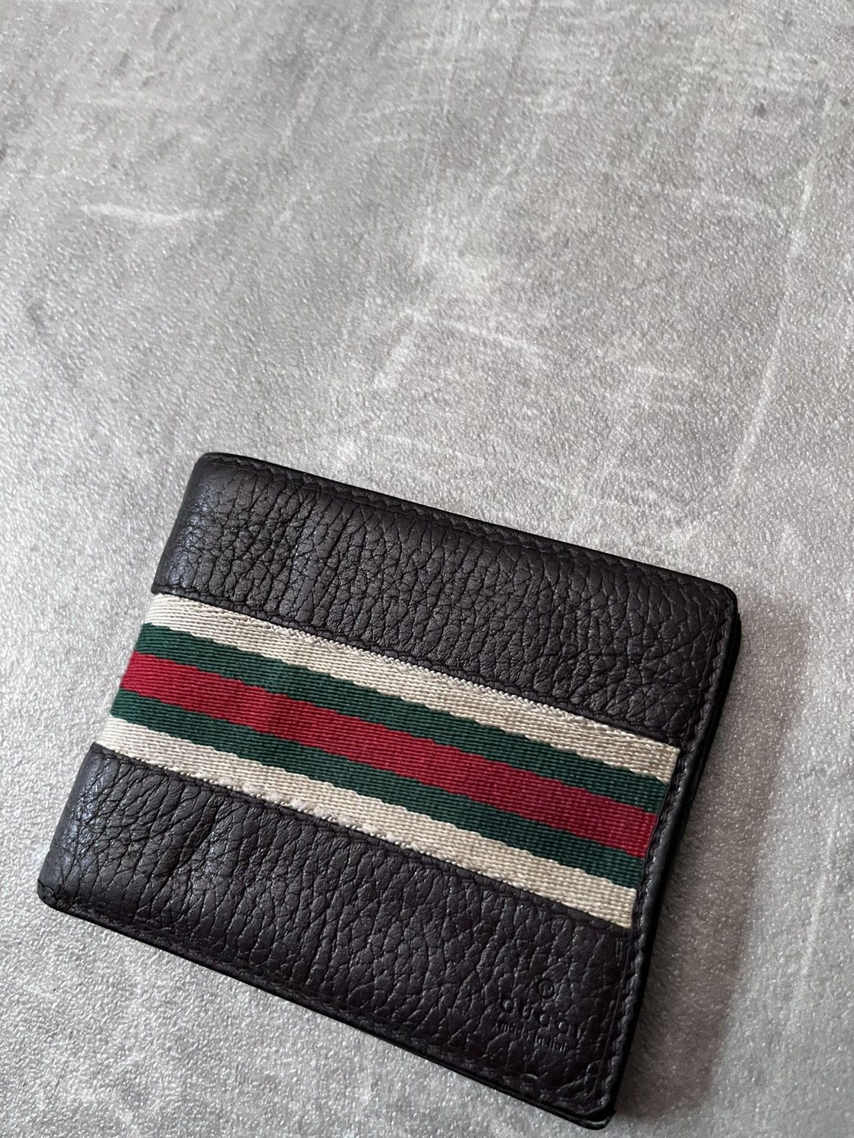 Gucci Gucci letaher wallet striped vintage Size ONE SIZE - 4 Thumbnail