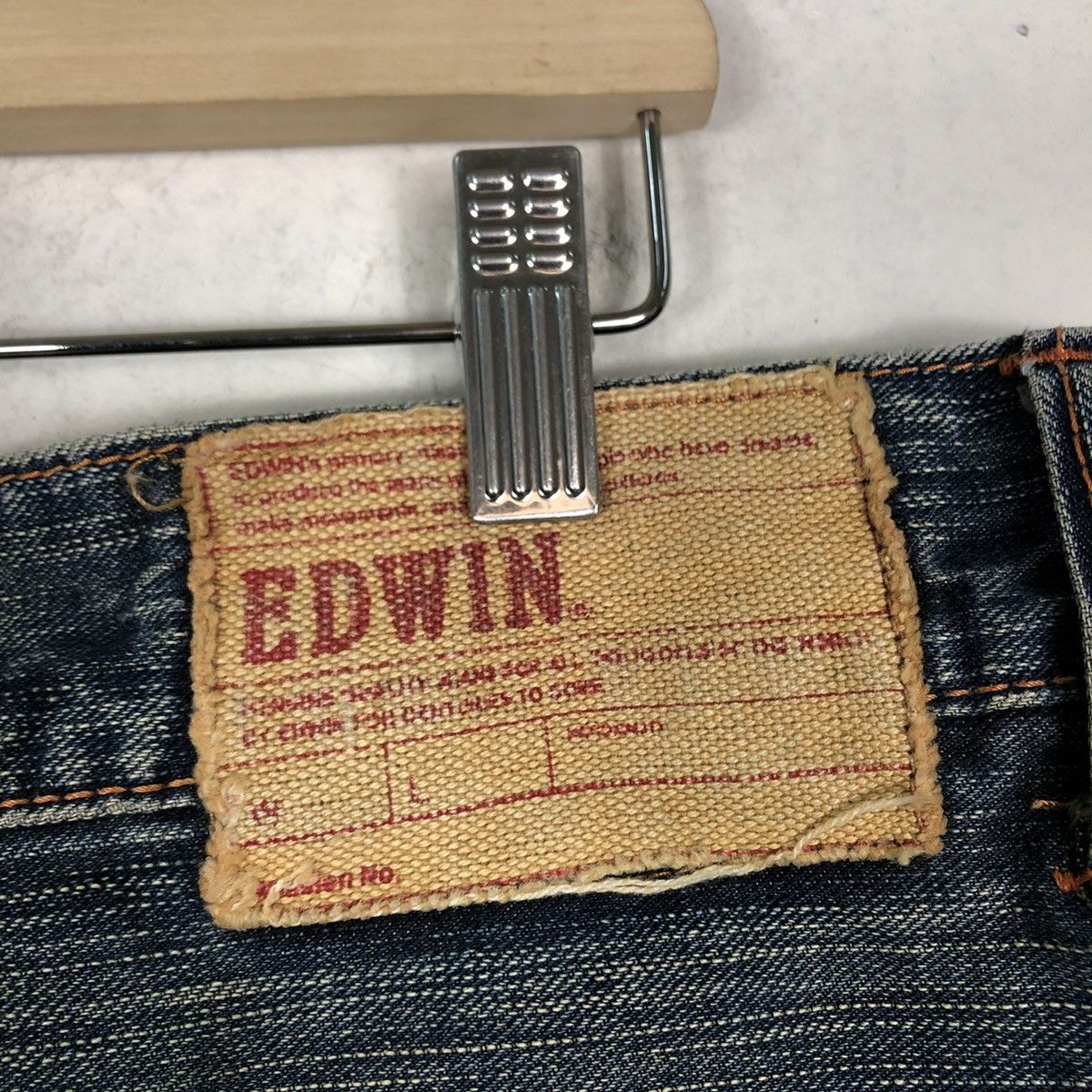 Japanese Brand 🔥VINTAGE DENIM JEANS EDWIN JAPAN INSPIRE ISSEY MIYAKE Size US 38 / EU 54 - 13 Thumbnail