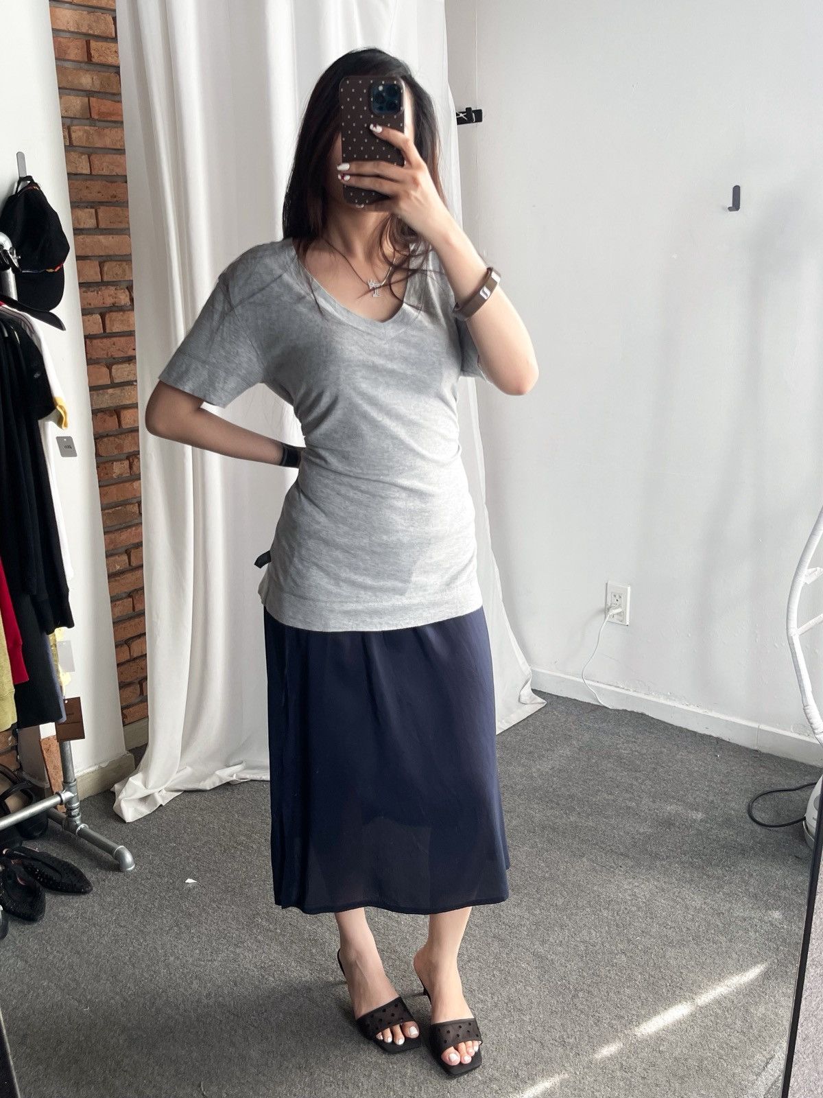 Masaki Matsushima Masaki Matsushima v-neck long shirt / dress Size ONE SIZE - 8 Thumbnail