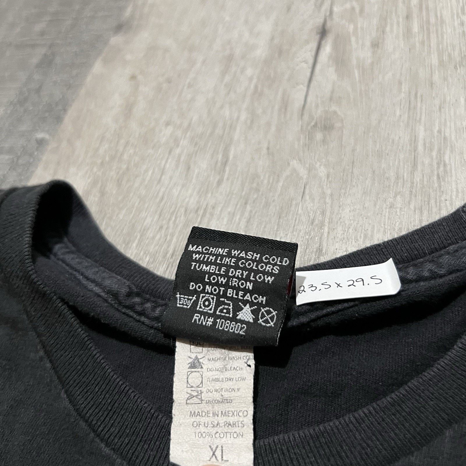 Vintage VTG Active Ride Shop Black Distressed Skater Logo T Shirt Size US XL / EU 56 / 4 - 4 Thumbnail