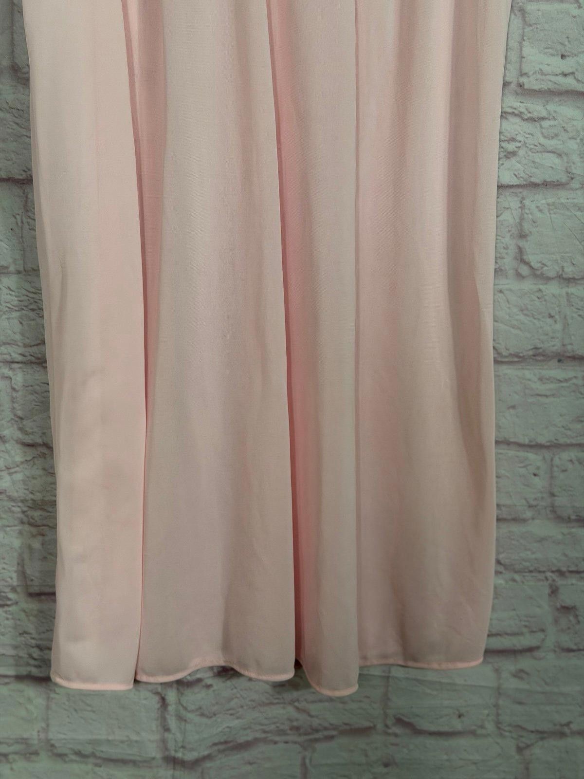 Other Vintage Radcliffe Pink Lace Trim Medium Nightgown Size ONE SIZE - 4 Thumbnail