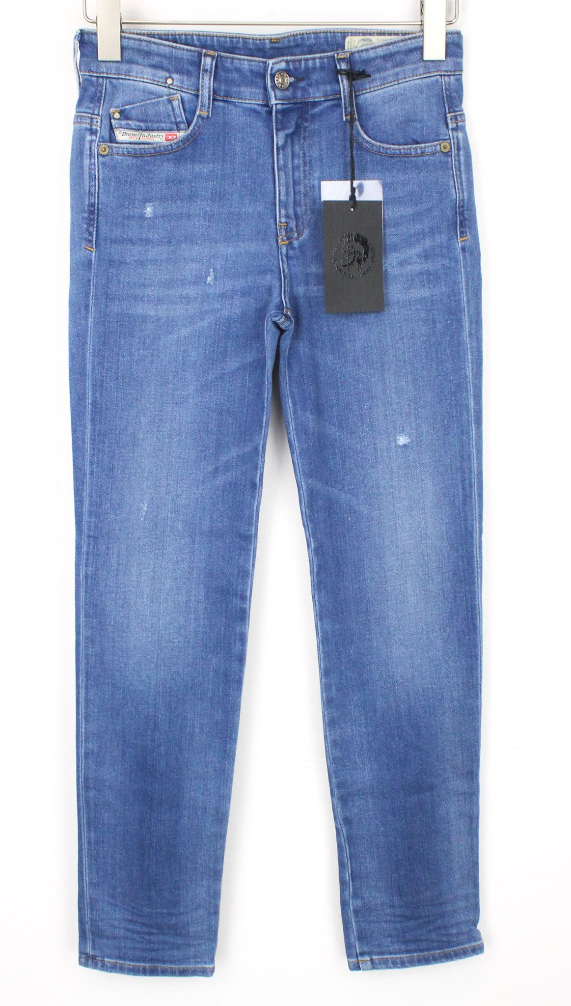 Diesel D-RIFTY 083AX W24/L32 Blue Ripped Girls Jeans 71486 Size 24" / US 00 / IT 34 - 1 Thumbnail