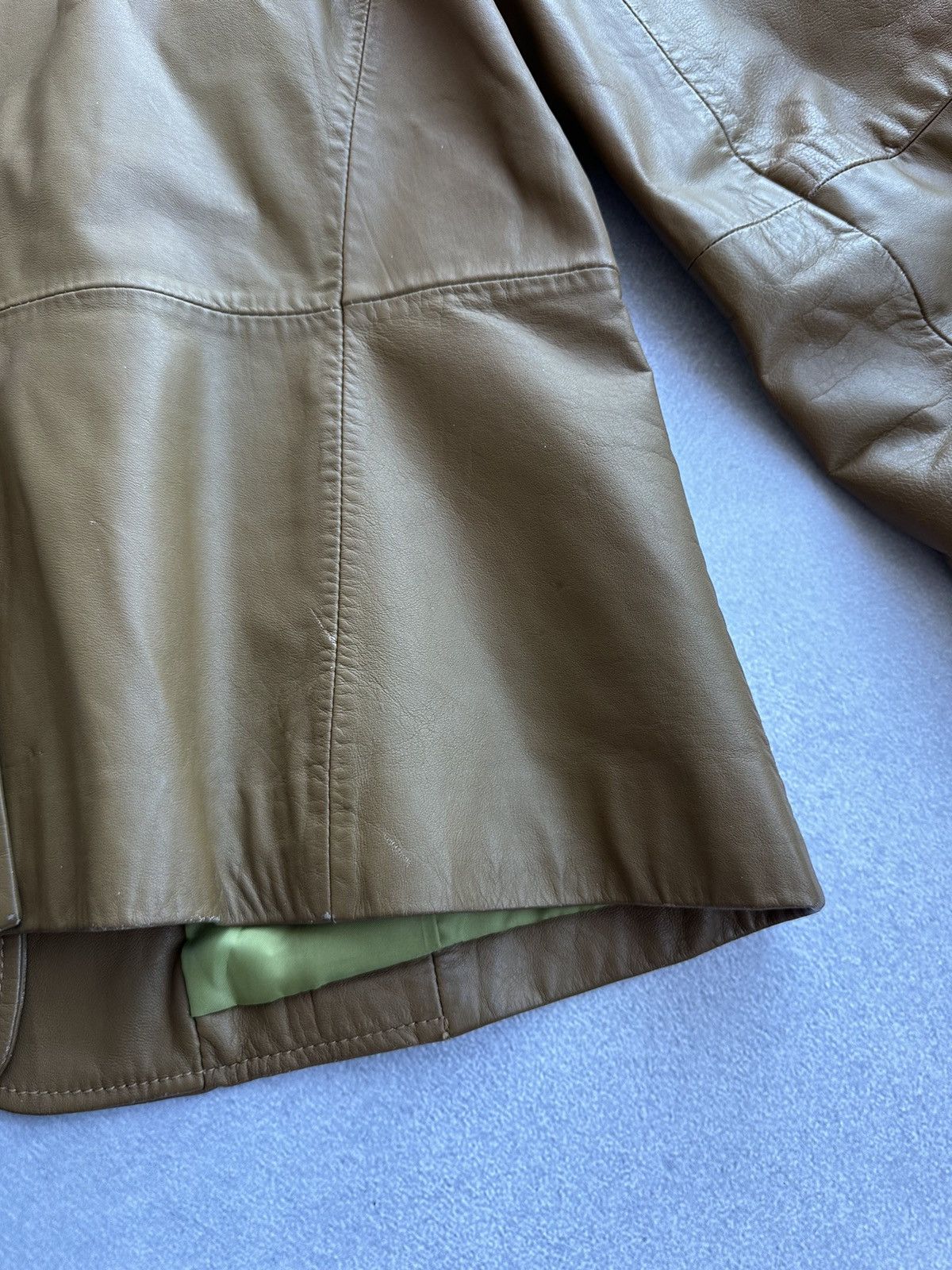 Max Mara × Vintage × Weekend Max Mara Vintage Max Mara x Weekend Woman Leather Buttons Jacket Size M / US 6-8 / IT 42-44 - 17 Thumbnail
