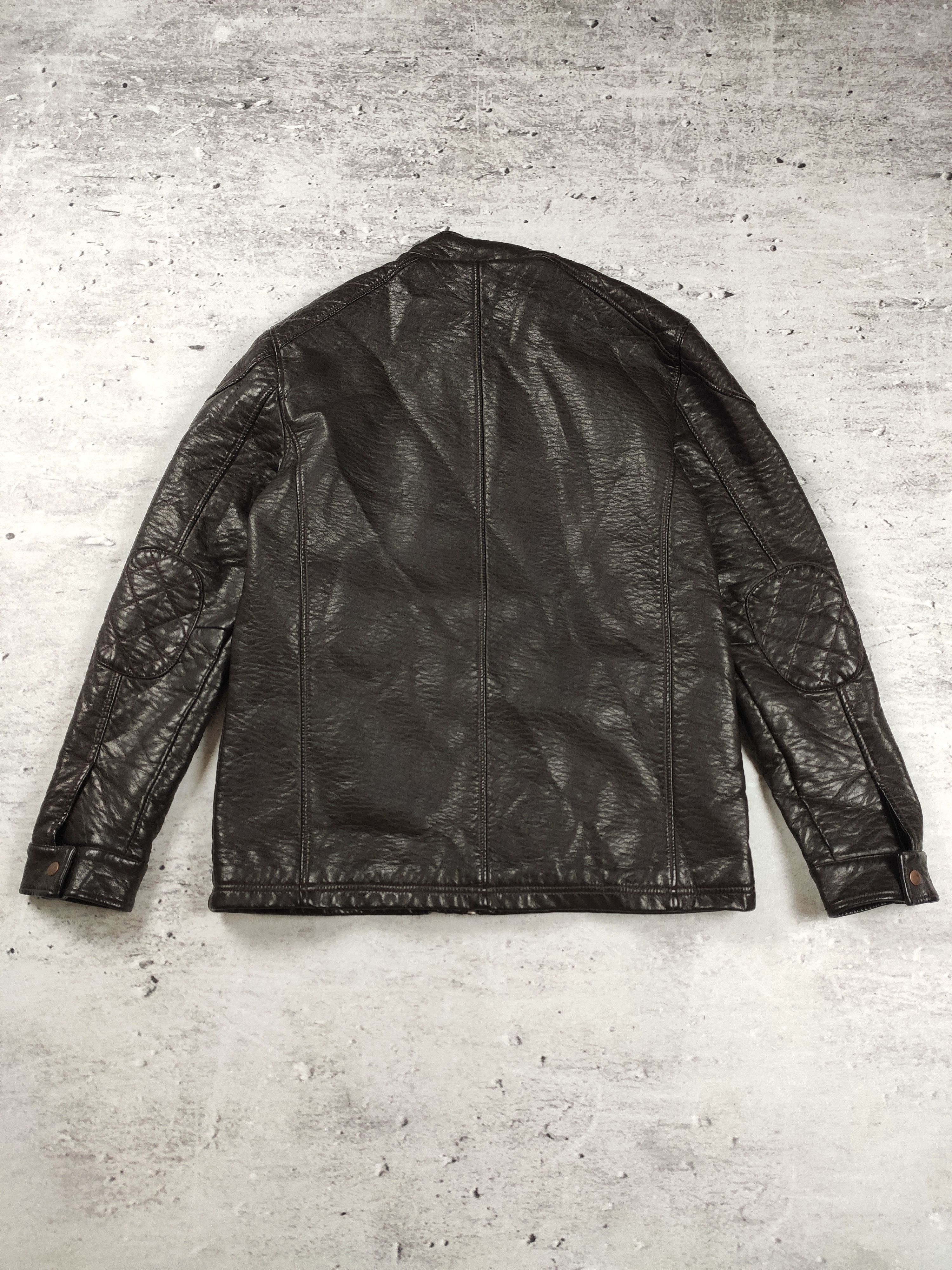 Vintage Avant garde leather men jacket opium cyber drain Size US L / EU 52-54 / 3 - 8 Thumbnail