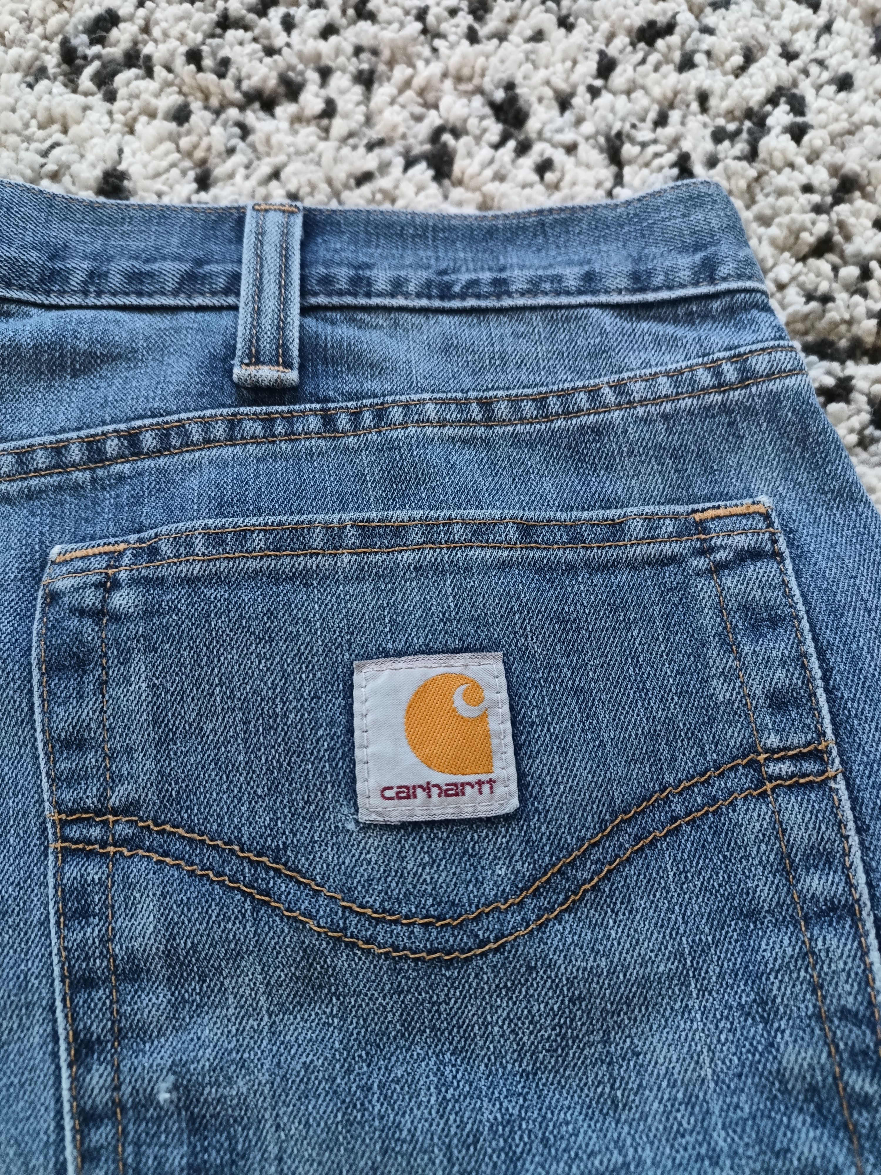 Carhartt × Vintage Vintage crazy thrashed Carhartt work wear pants Size US 42 / EU 58 - 2 Thumbnail