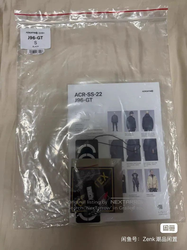 Acronym Acronym Black jackets Size US S / EU 44-46 / 1 - 5 Thumbnail