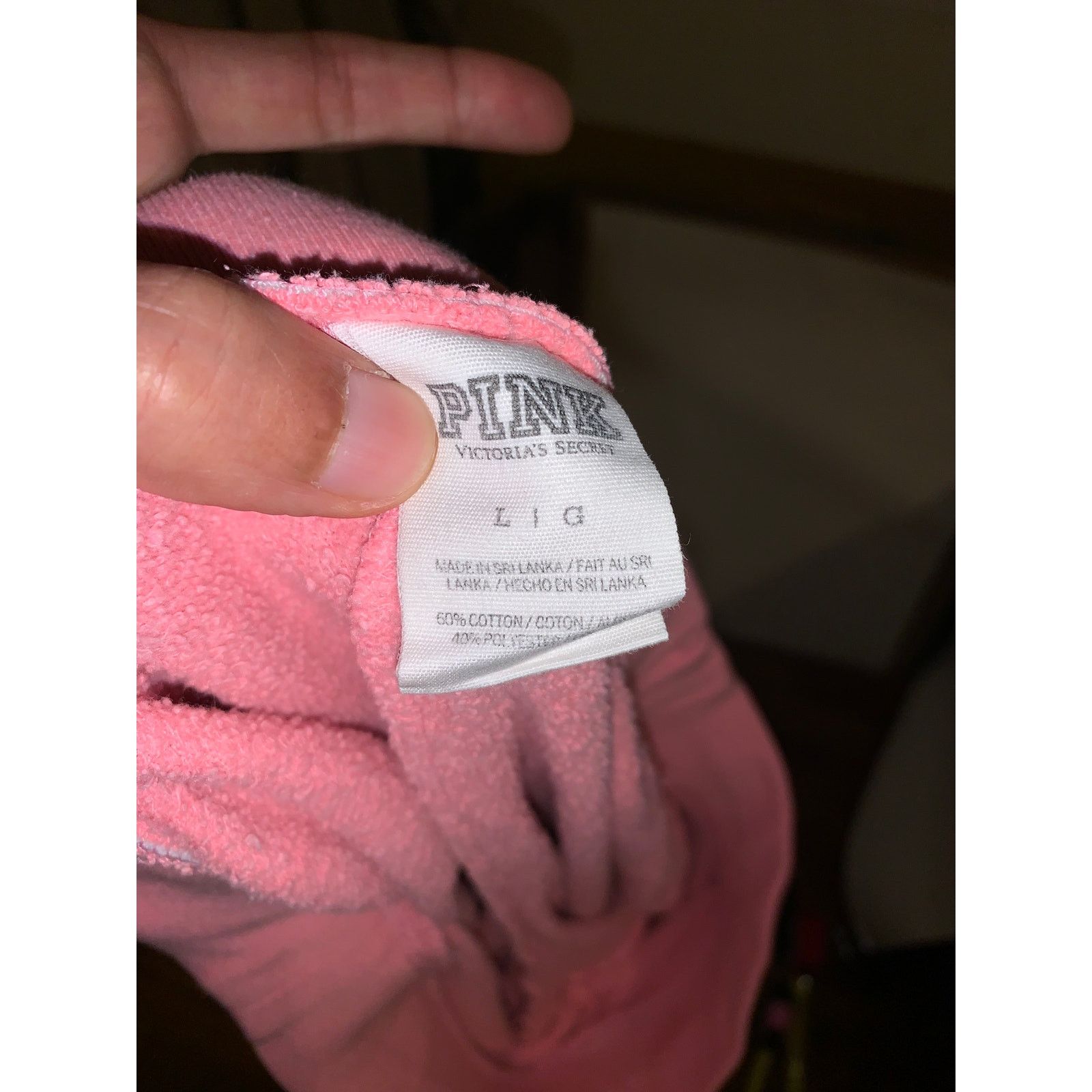 Pink × Victoria's Secret × Vintage VTG Victoria's Secret PINK Flare Sweatpants Y2K Pink Large Size 31" - 3 Thumbnail