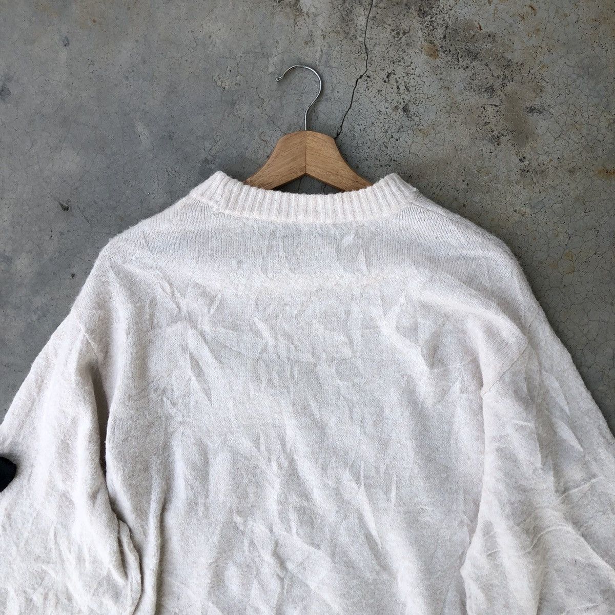 Designer × Vintage 🔴Japanesebrand Knitting Pullover Memeri Baggy Pattern Size US L / EU 52-54 / 3 - 10 Thumbnail