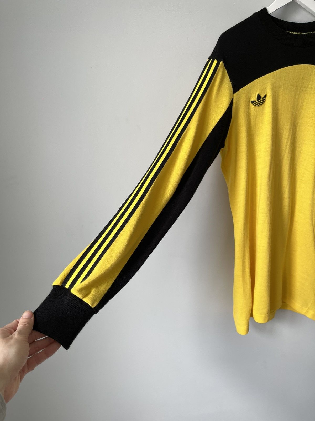 Adidas Vintage 80's Adidas Ventex Template Long Sleeve Jersey Shirt Size US M / EU 48-50 / 2 - 6 Thumbnail