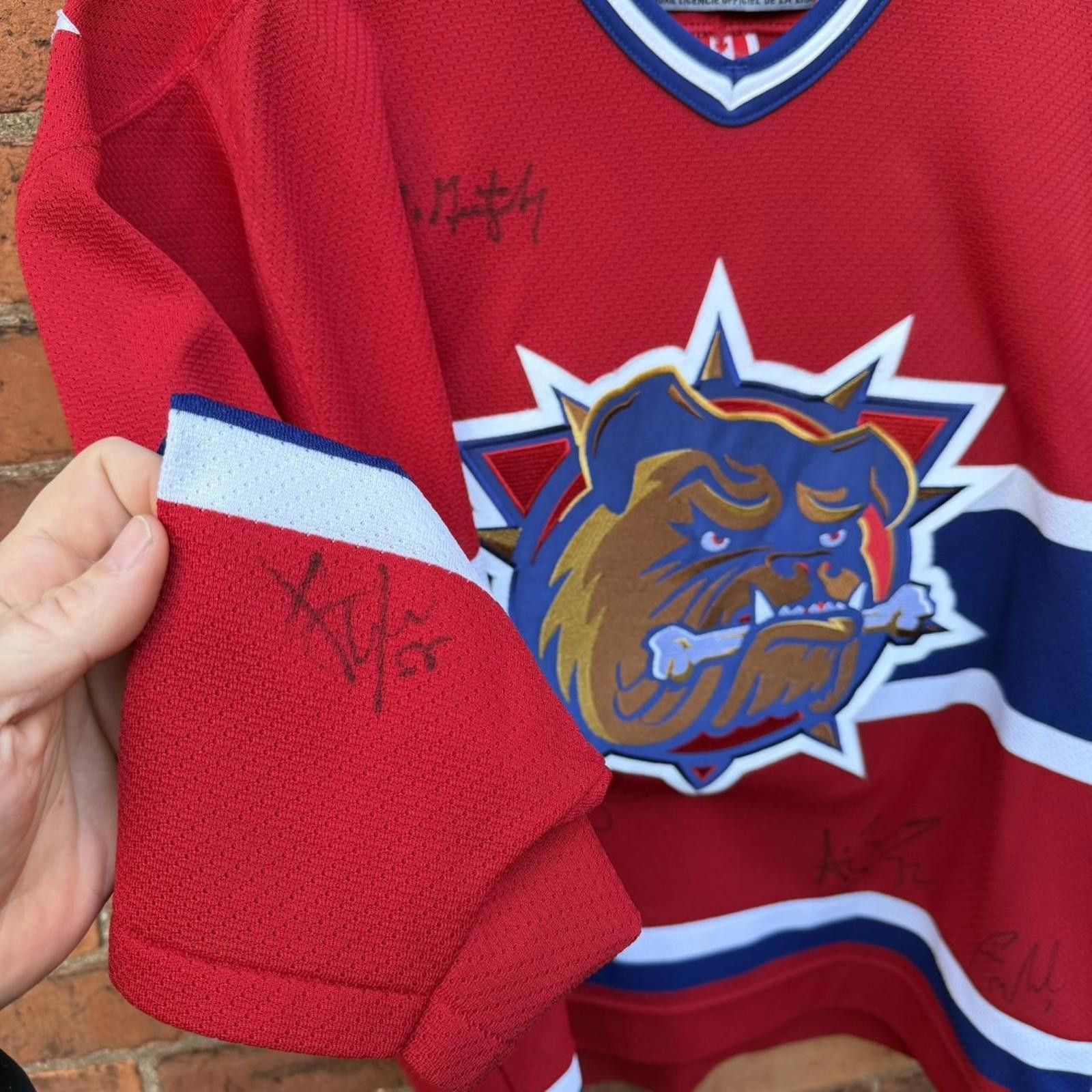 Reebok Vintage Hamilton bulldogs autographed jersey M gretzky 00s Size US M / EU 48-50 / 2 - 8 Thumbnail