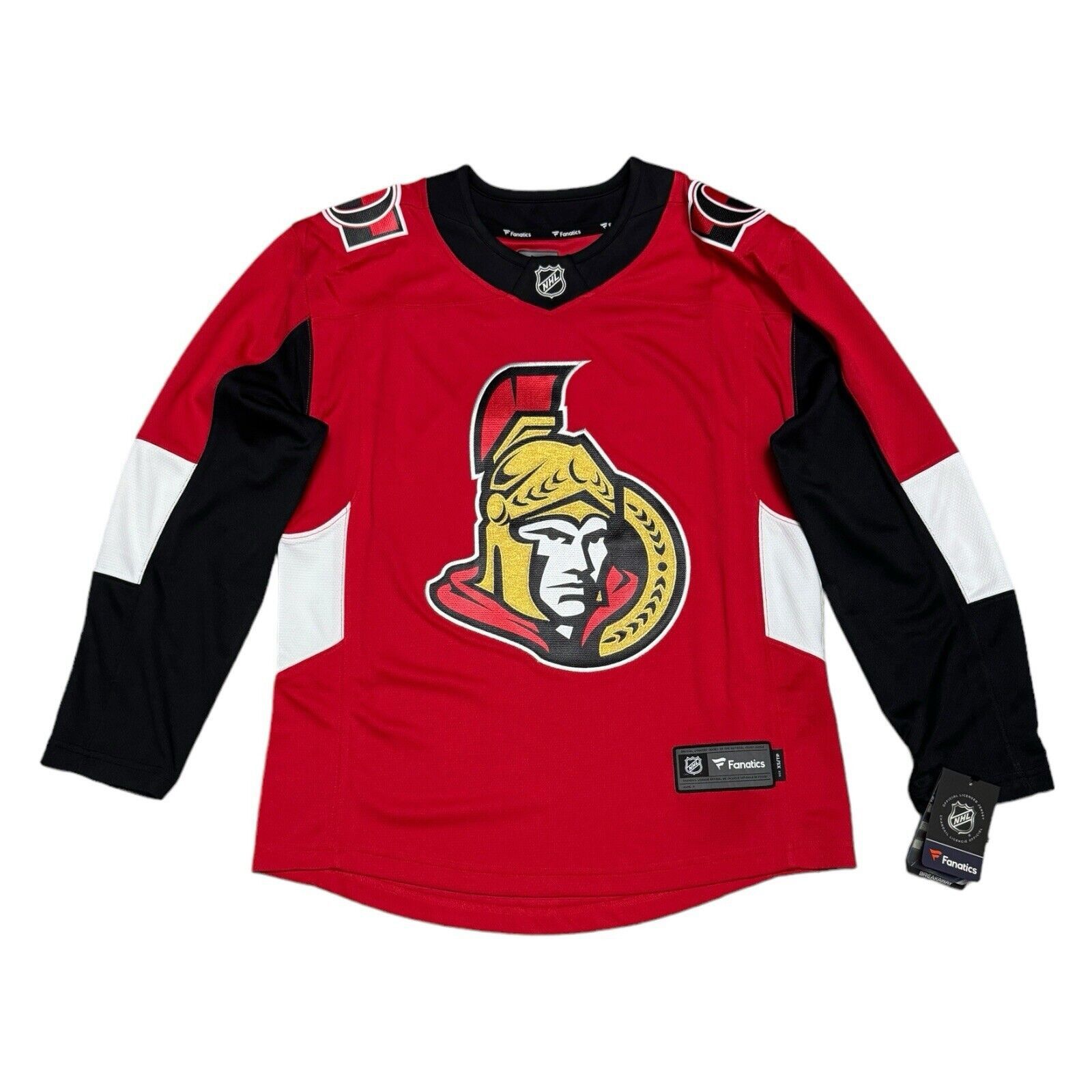 Ottawa Senators Home NHL Fanatics Breakaway Hockey Jersey