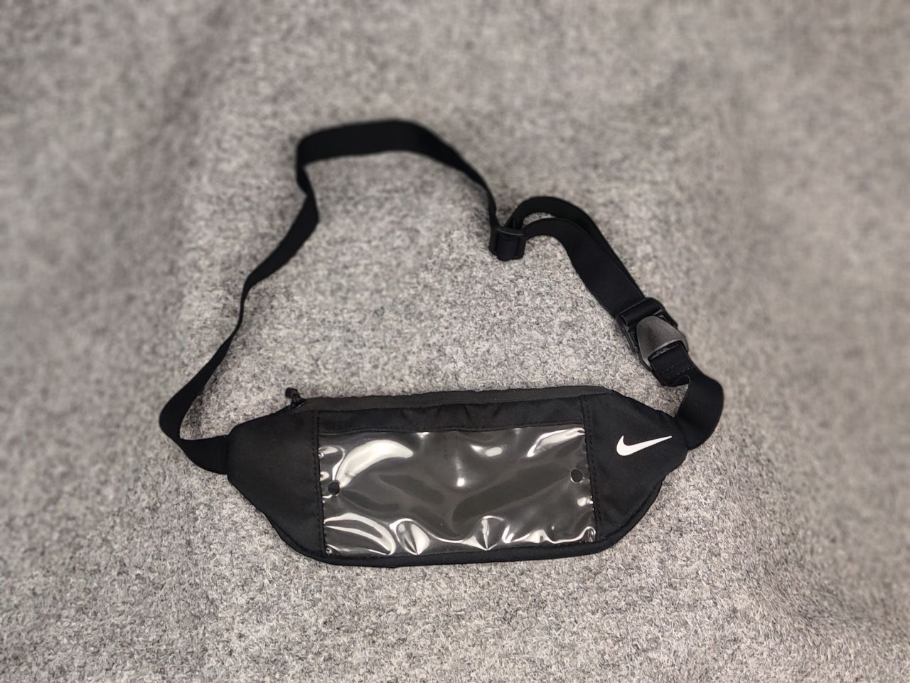 Nike Vintage Nike Black men's casual sports shirt with a belt Bag Size ONE SIZE - 6 Thumbnail