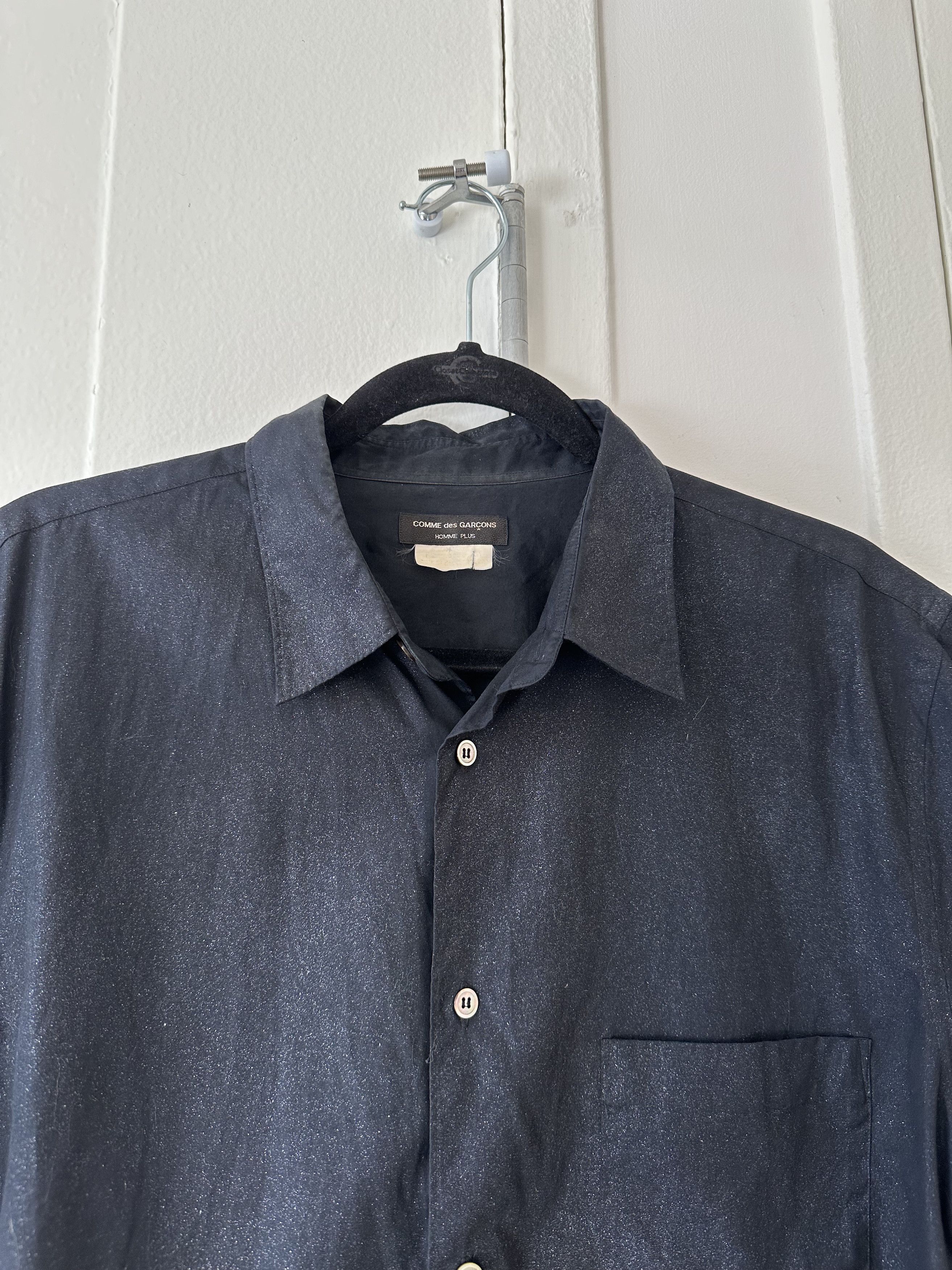 Comme des Garcons Comme des Garcons Homme Plus Metallic Short Sleeve Button Up Size US M / EU 48-50 / 2 - 2 Thumbnail